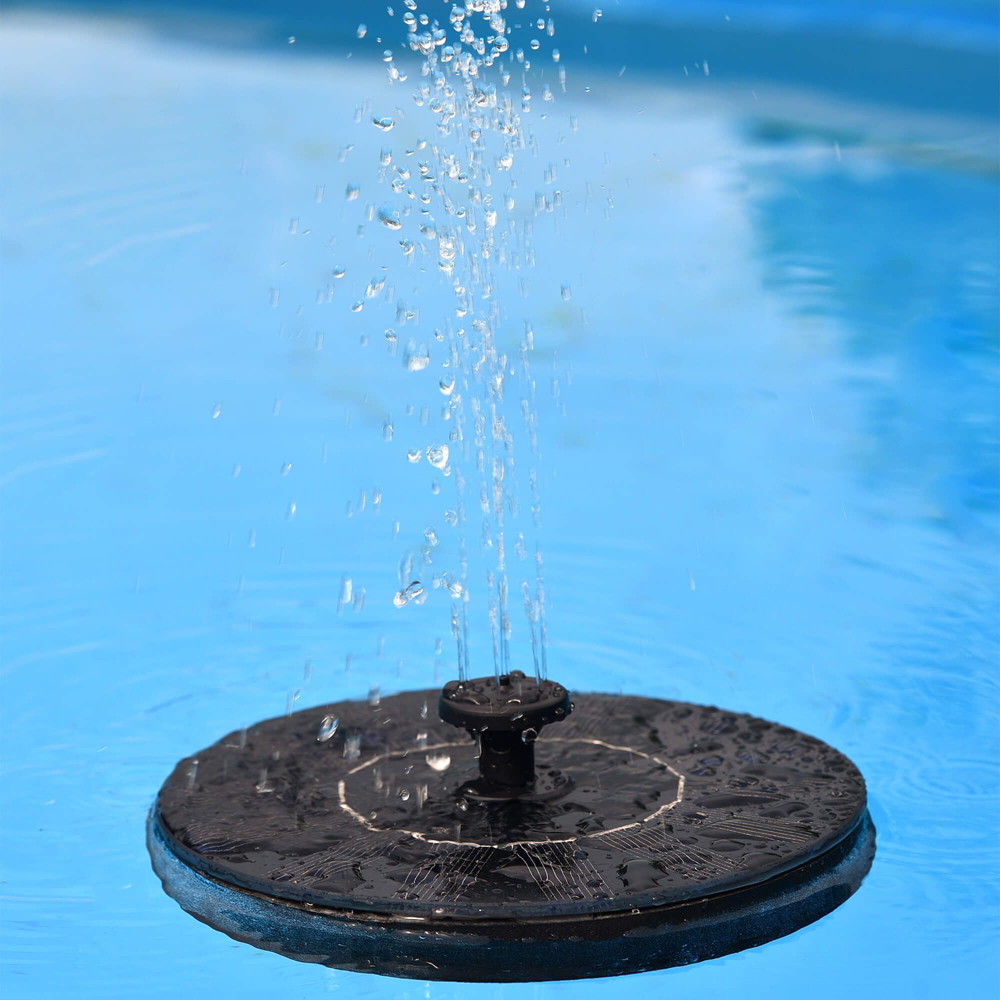 Heissner Springbrunnenpumpe Heissner Solar-Insel Teichpumpen-Set ca.150 l/h (Komplett-Set, 1-tlg)