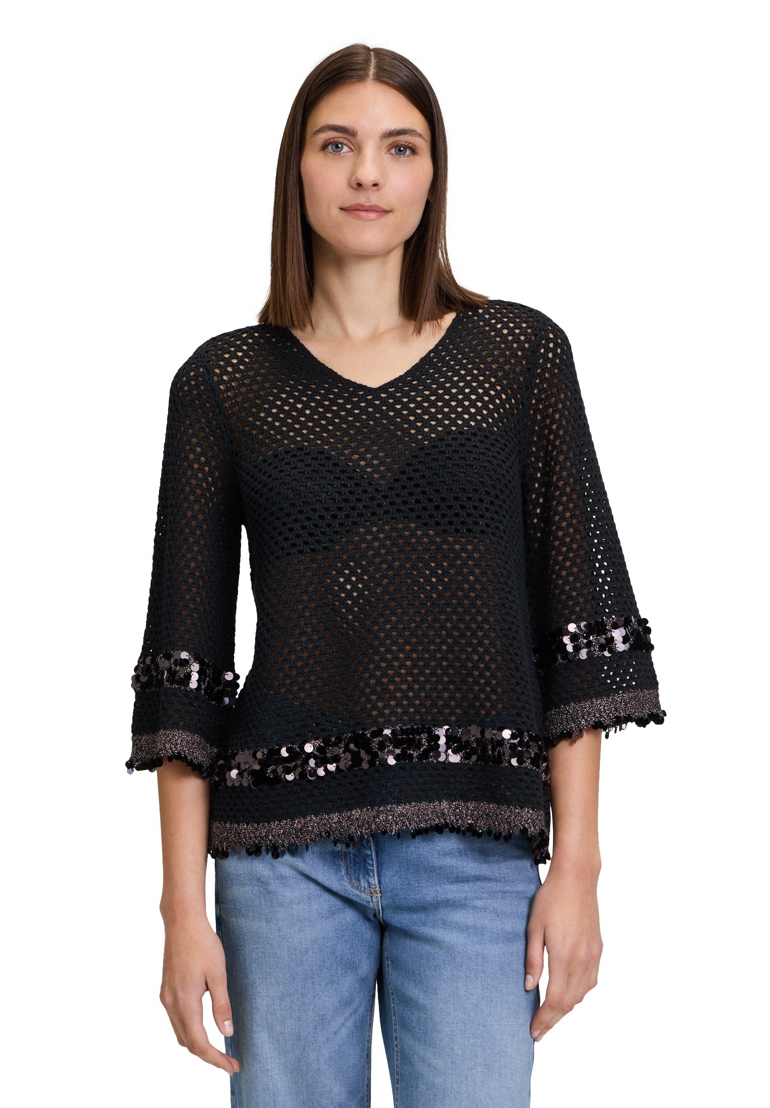 Strickpullover Betty Barclay Strickpullover mit Lochmuster