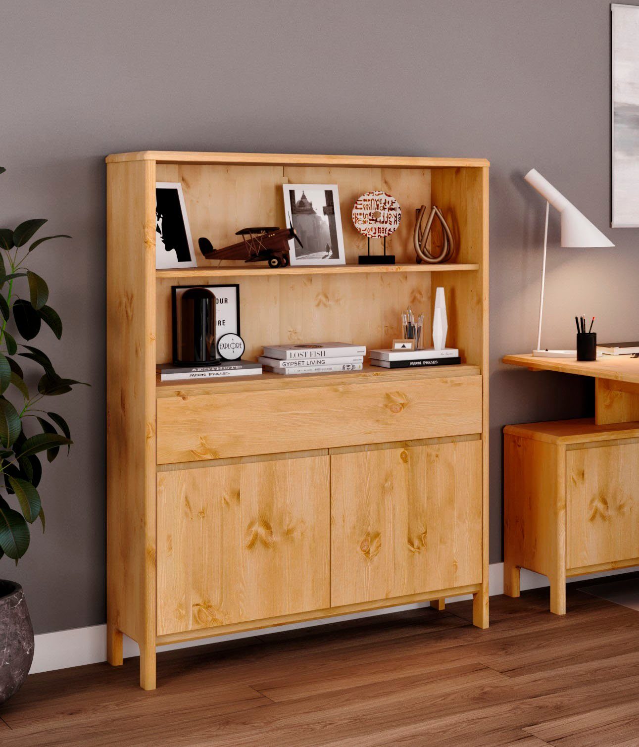 Home affaire Regal Luven, zertifiziertes Massivholz, günstig online kaufen