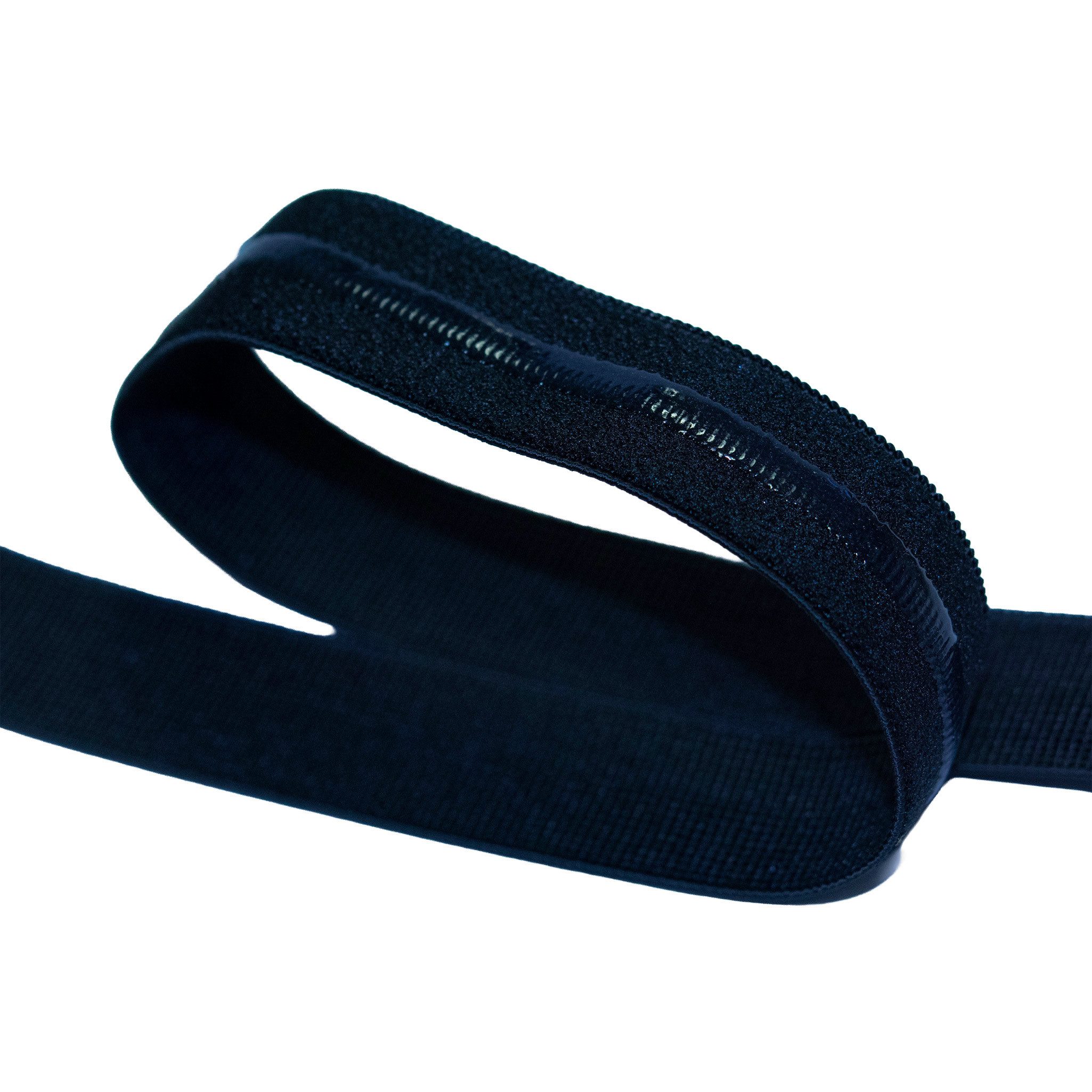 Gummiband Gummilitze mit Silikonstreifen 10mx10mm Gummiband elastisch rutschfest