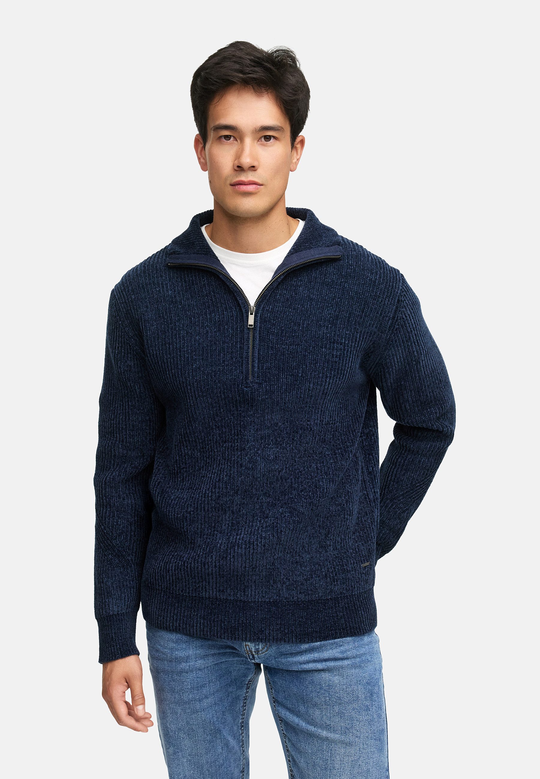 Indicode Strickpullover Herren INHunch Half Pullover Herrenpullover Strickp günstig online kaufen