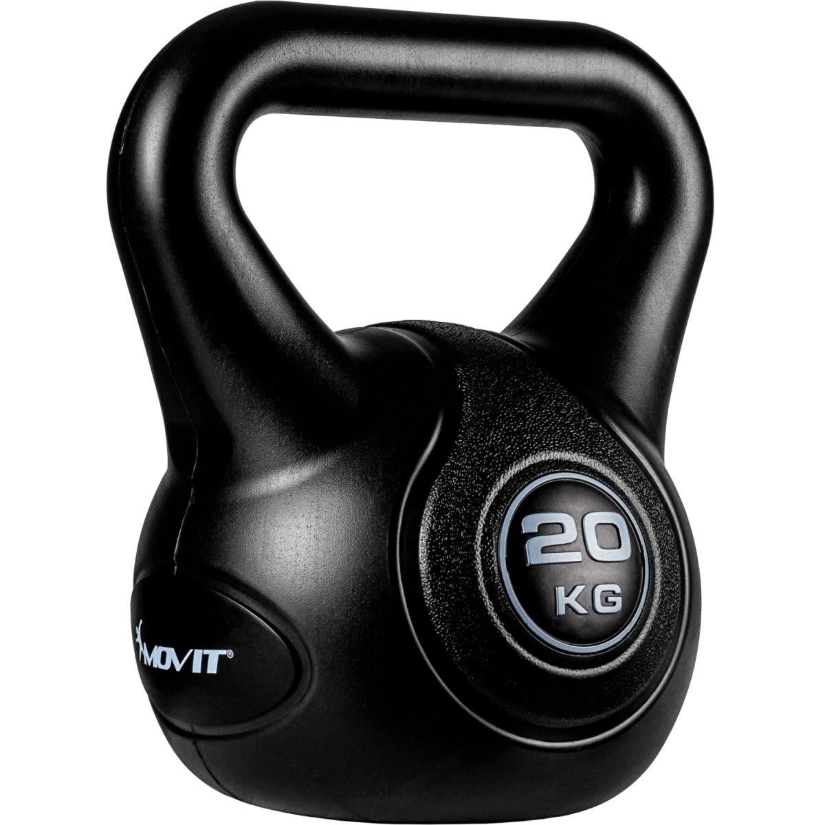 Kettlebell Kettlebell Kunststoff grau 3 - 20 kg