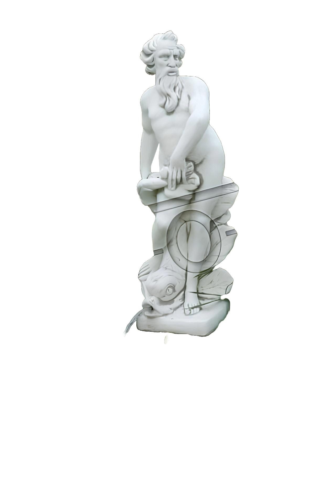 JVmoebel Skulptur Fontainen Teich Figur Adam Statue Figuren Statuen