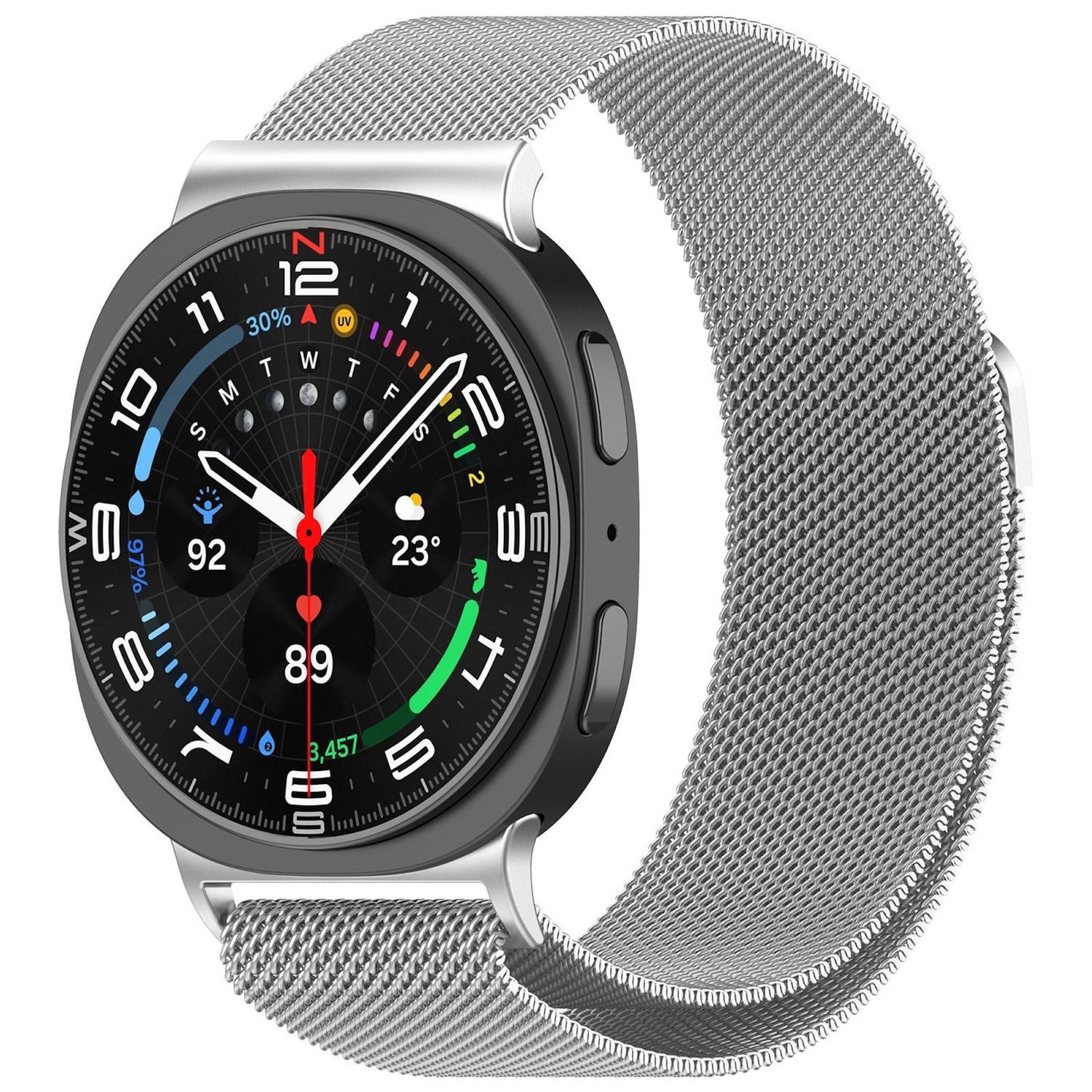 Wigento Smartwatch-Armband Für Samsung Galaxy Watch 8 / 8 Classic Milan Mag günstig online kaufen