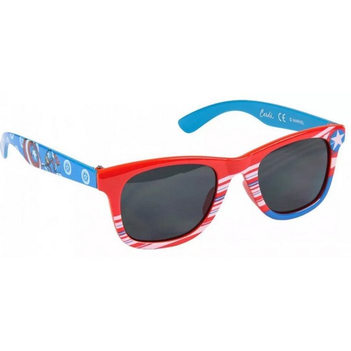 The AVENGERS Sonnenbrille Captain America mit Etui - UV Schutz 400