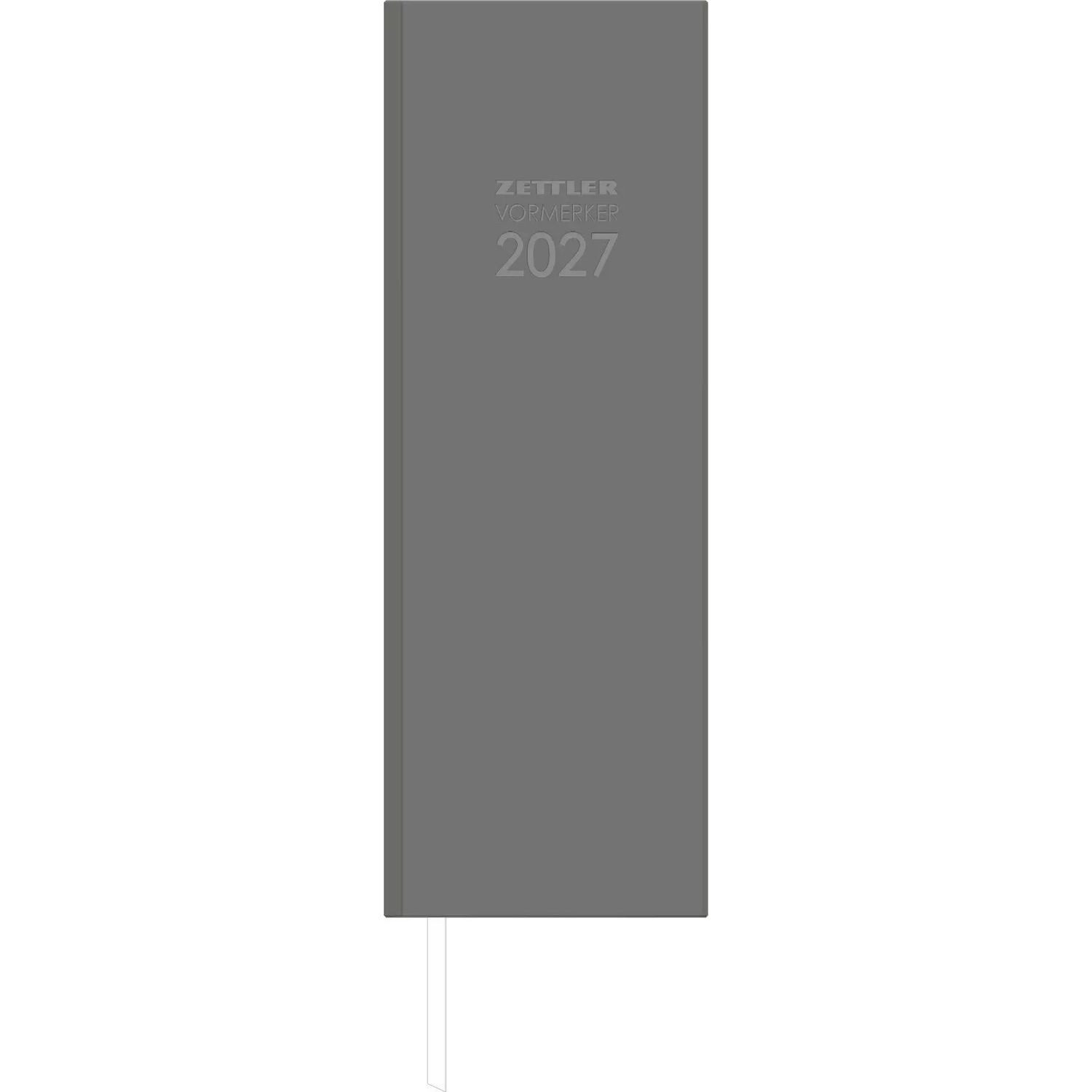 Tischkalender Tagevormerkbuch Leinen 1T/1S 2027