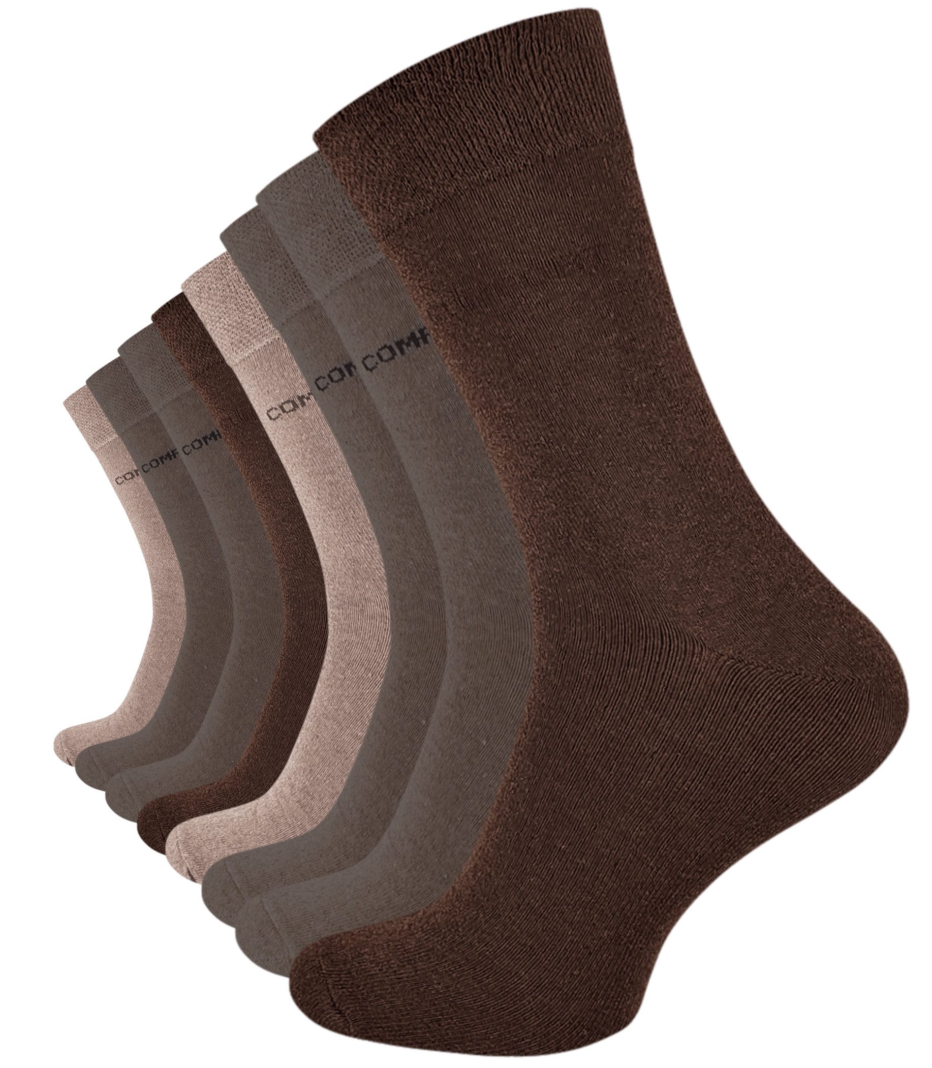 Cotton Prime® Socken 8 Paar, ohne Gummibund