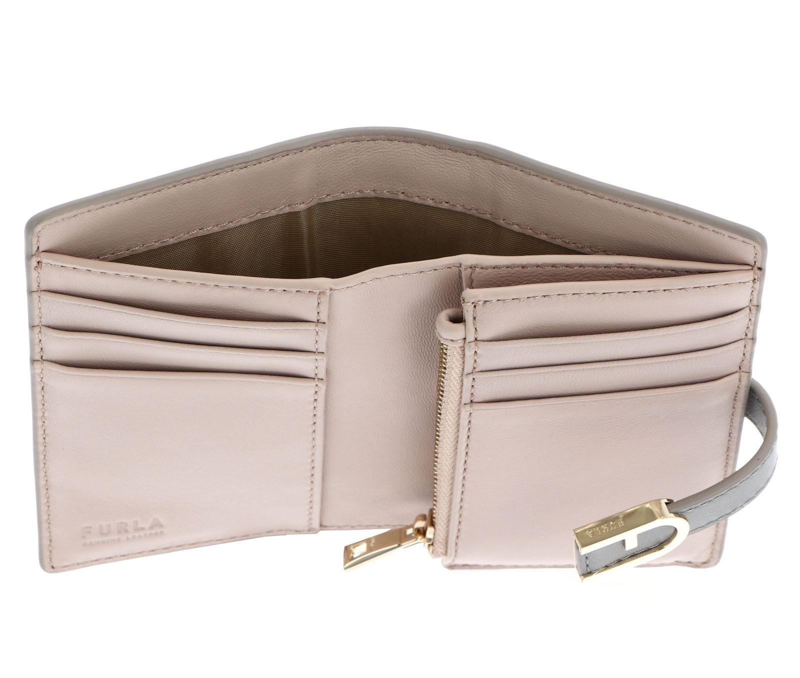 Furla Geldbörse Compact Wallet, aus echtem Leder