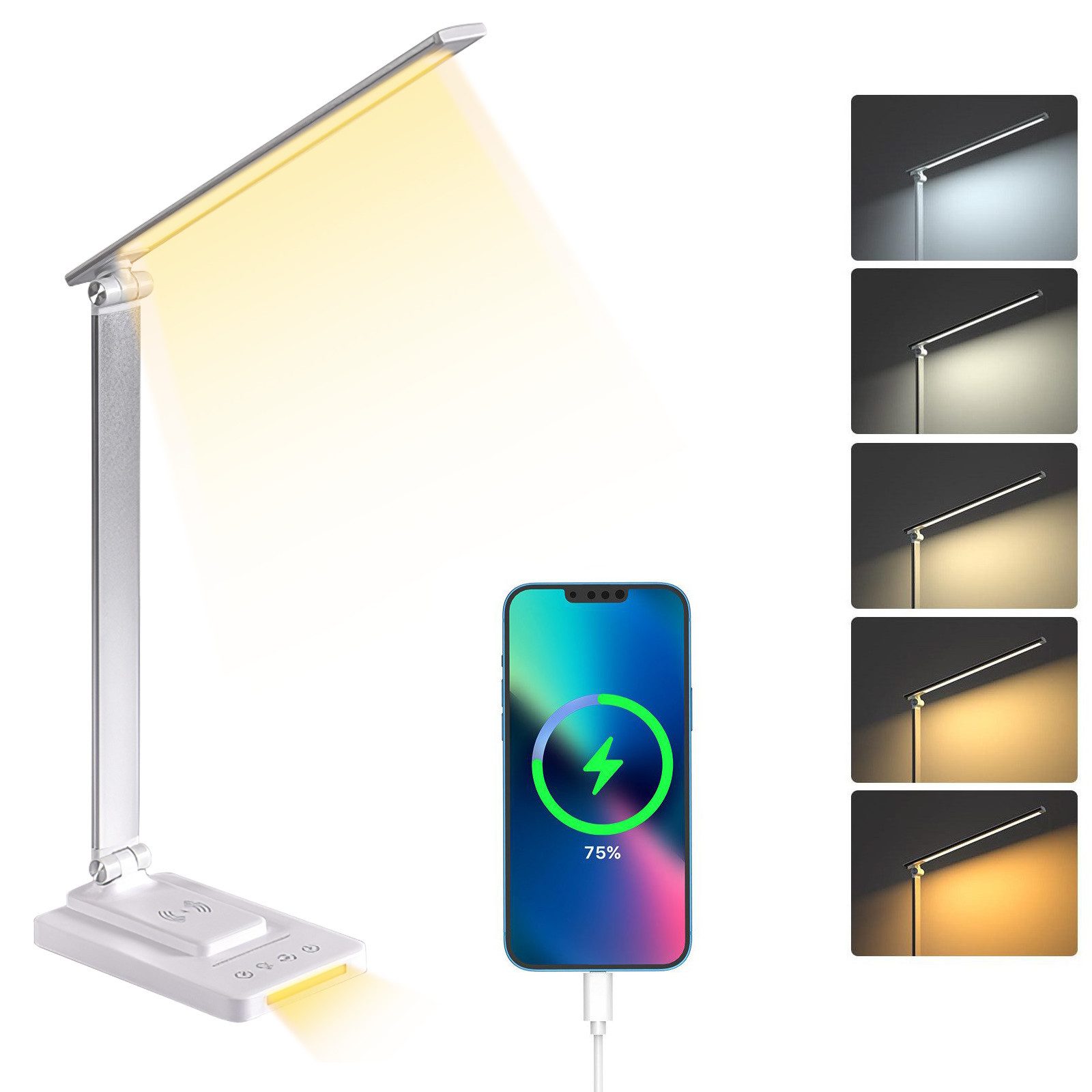 BlingBin LED Schreibtischlampe 10 W kabelloses günstig online kaufen