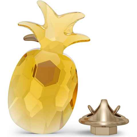 Swarovski Dekoobjekt Kristallfigur Jungle Beats Ananas Magnet, gelb, groß, 5572158 (1 St), Swarovski® Kristall