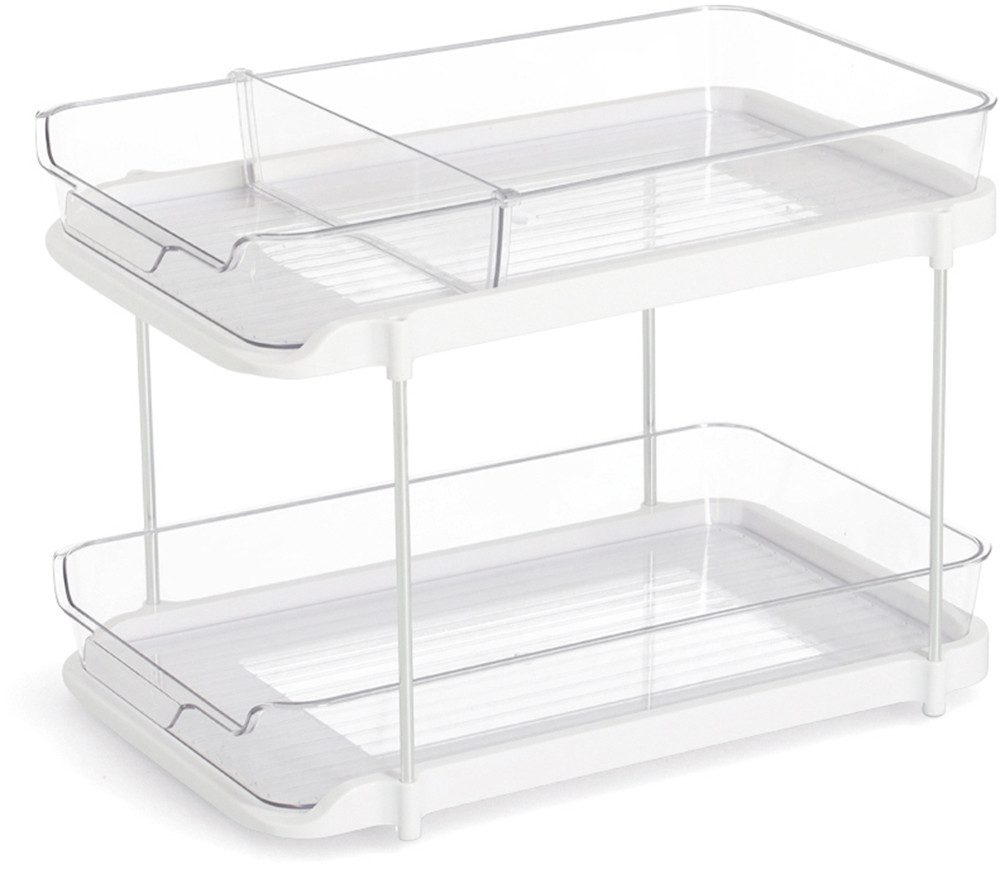 Zeller Present Standregal Etagenregal, Kunststoff, mit Schiebesystem, pfleg günstig online kaufen