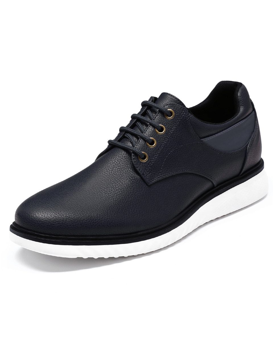 Allthemen Schnürschuh Schnürschuhe Herren Rundkappe Business Halbschuhe aus Leder