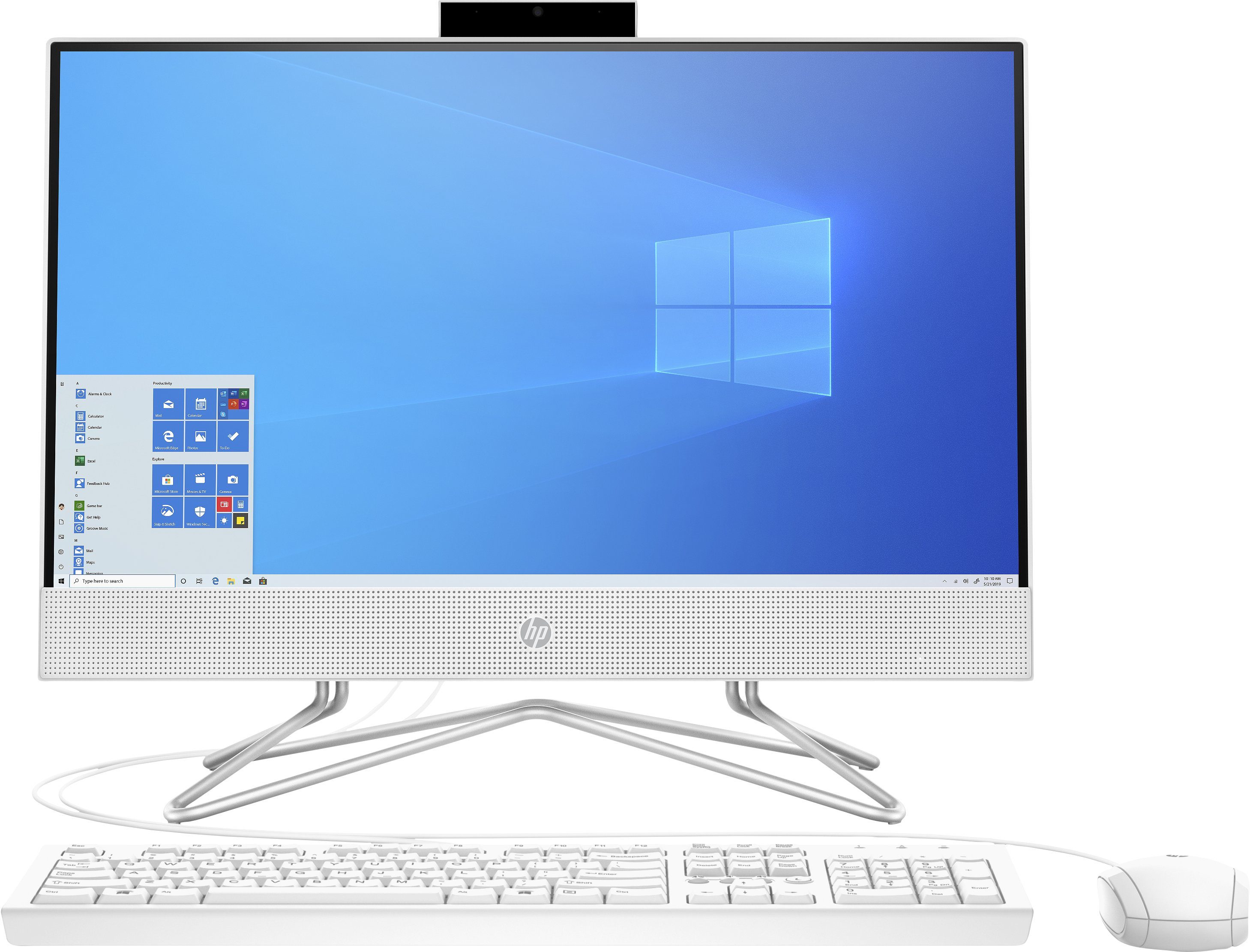 UHD 22-df0004ng AMD 256 Ryzen GB All-in-One) (21,5 GB 3250U, SSD, 8 Zoll, Graphics PC All-in-One HP RAM, 3 605,