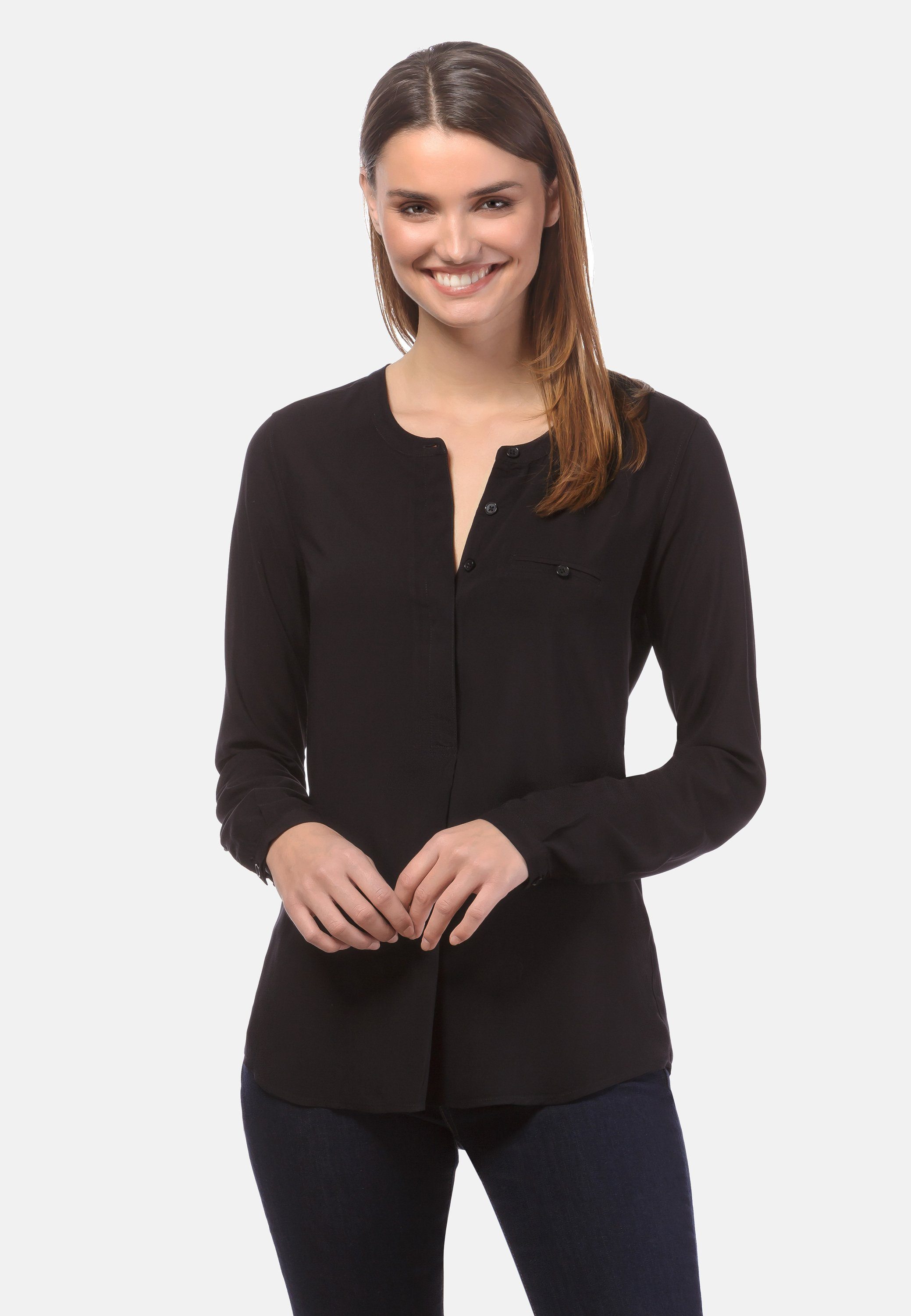 Klassische Bluse leicht tailliert