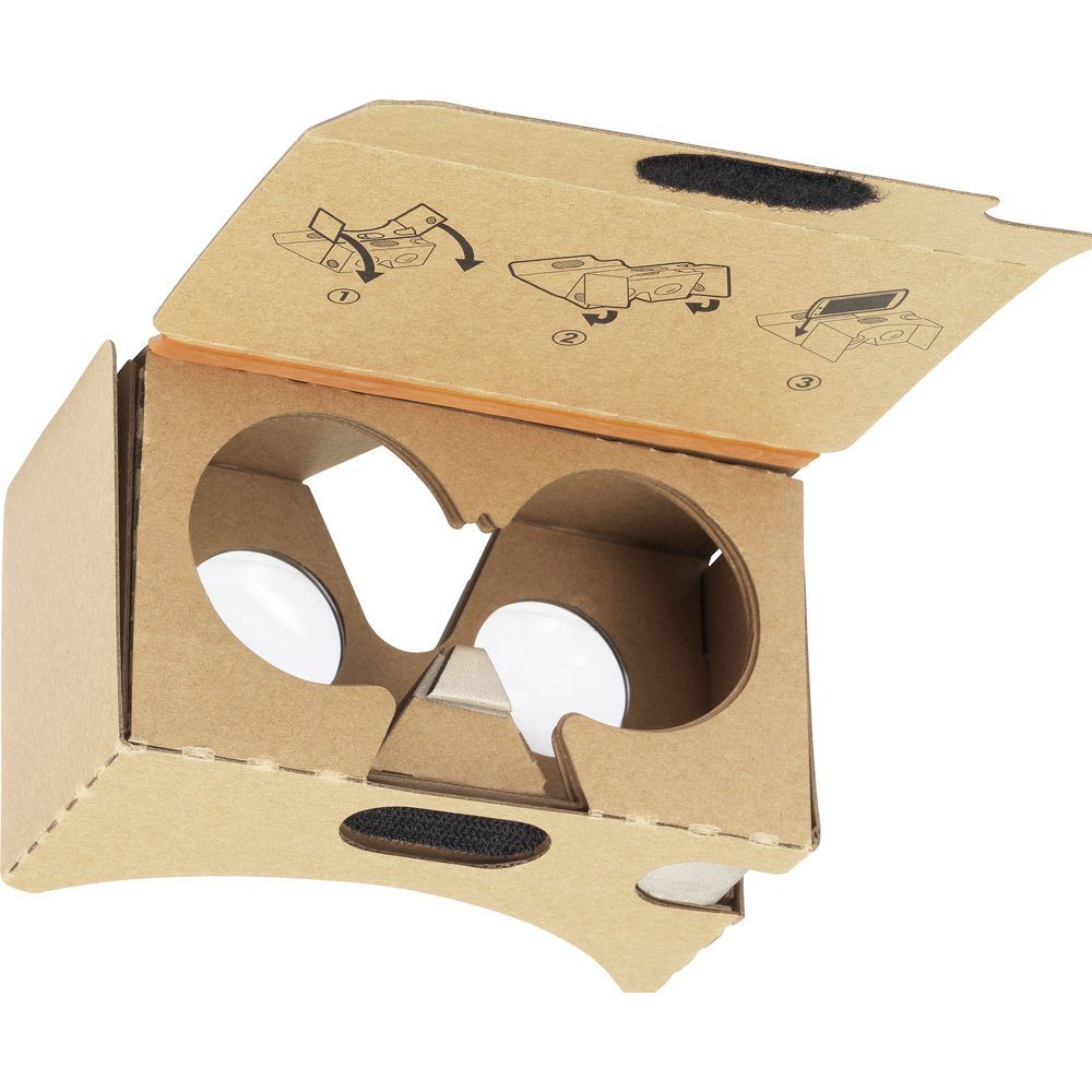 Renkforce Renkforce Headmount Google 3D VR Virtual Reality Brille Braun Virtual-Reality-Brille