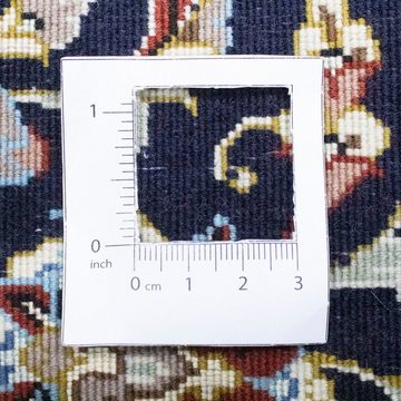 Läufer Ghom Teppich handgeknüpft dunkelblau, morgenland, rechteckig, Höhe: 7 mm, handgeknüpft