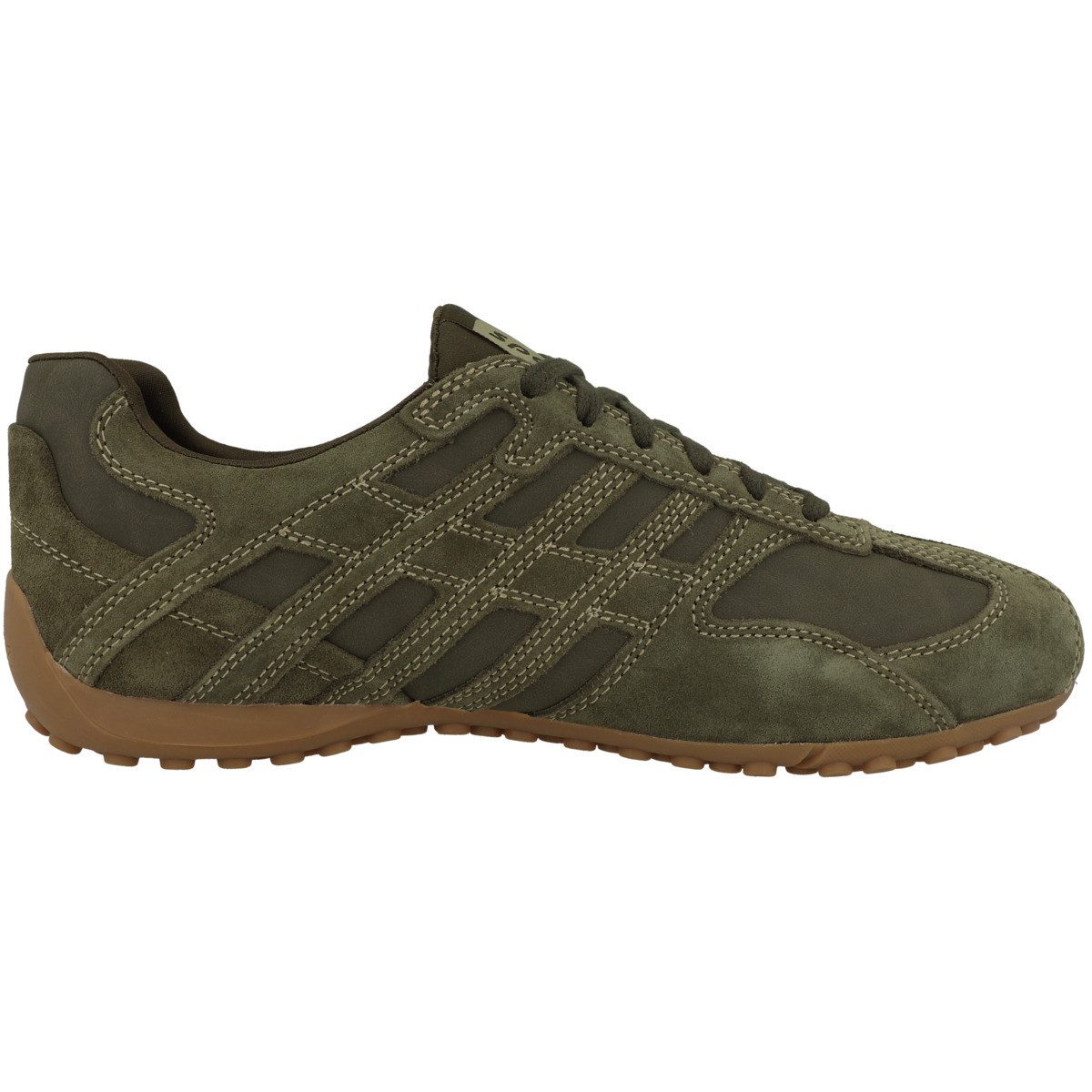 Geox U Snake Original Herren Sneaker Turnschuhe, Sportschuhe, Freizeitschuhe, Halbschuhe, Schnürschuhe