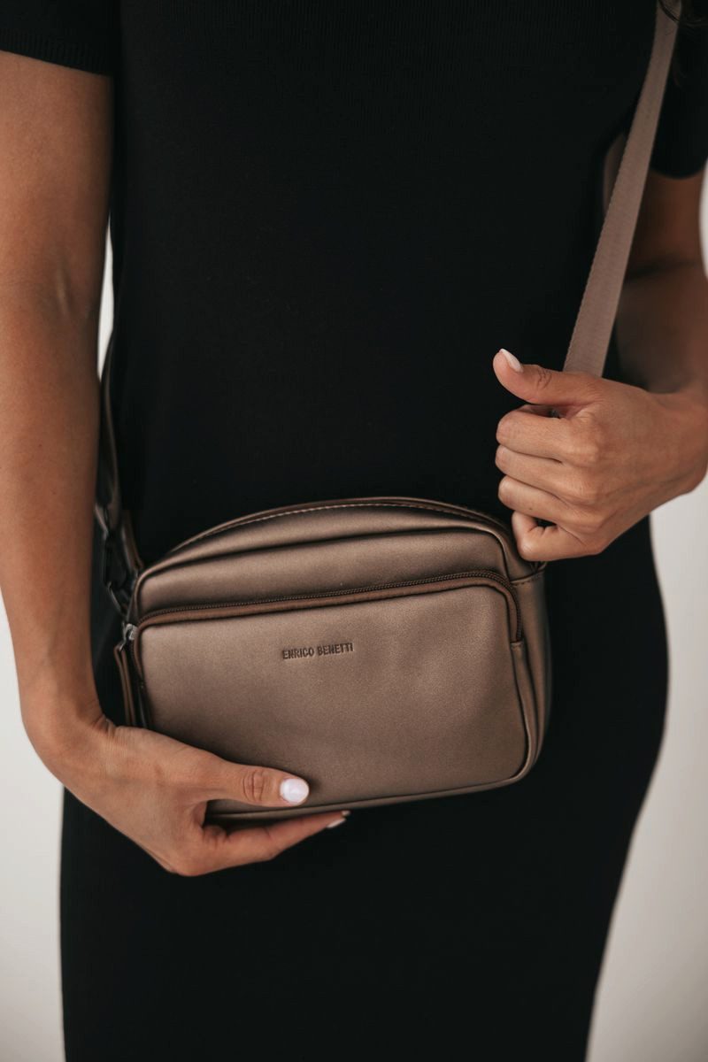 Christian Wippermann Umhängetasche Kleine Damen Tasche Schultertasche Umhängetasche (1 tlg), Bag Leder Optik Handtasche
