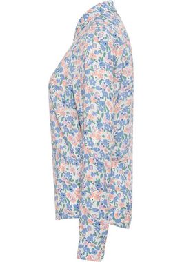 MUSTANG Klassische Bluse Style Emma Floral Turnup