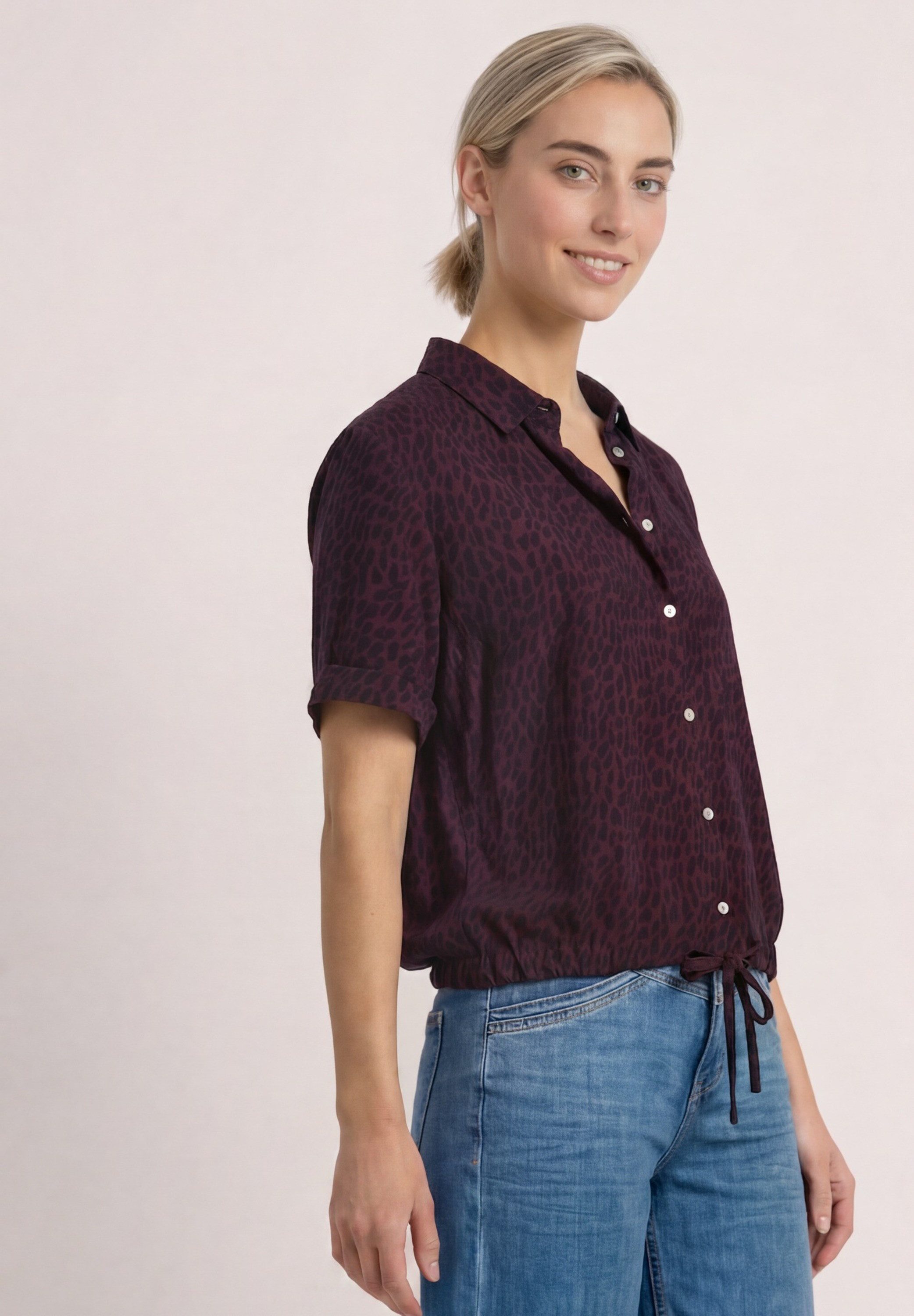 STREET ONE Hemdbluse in Blusen-Optik
