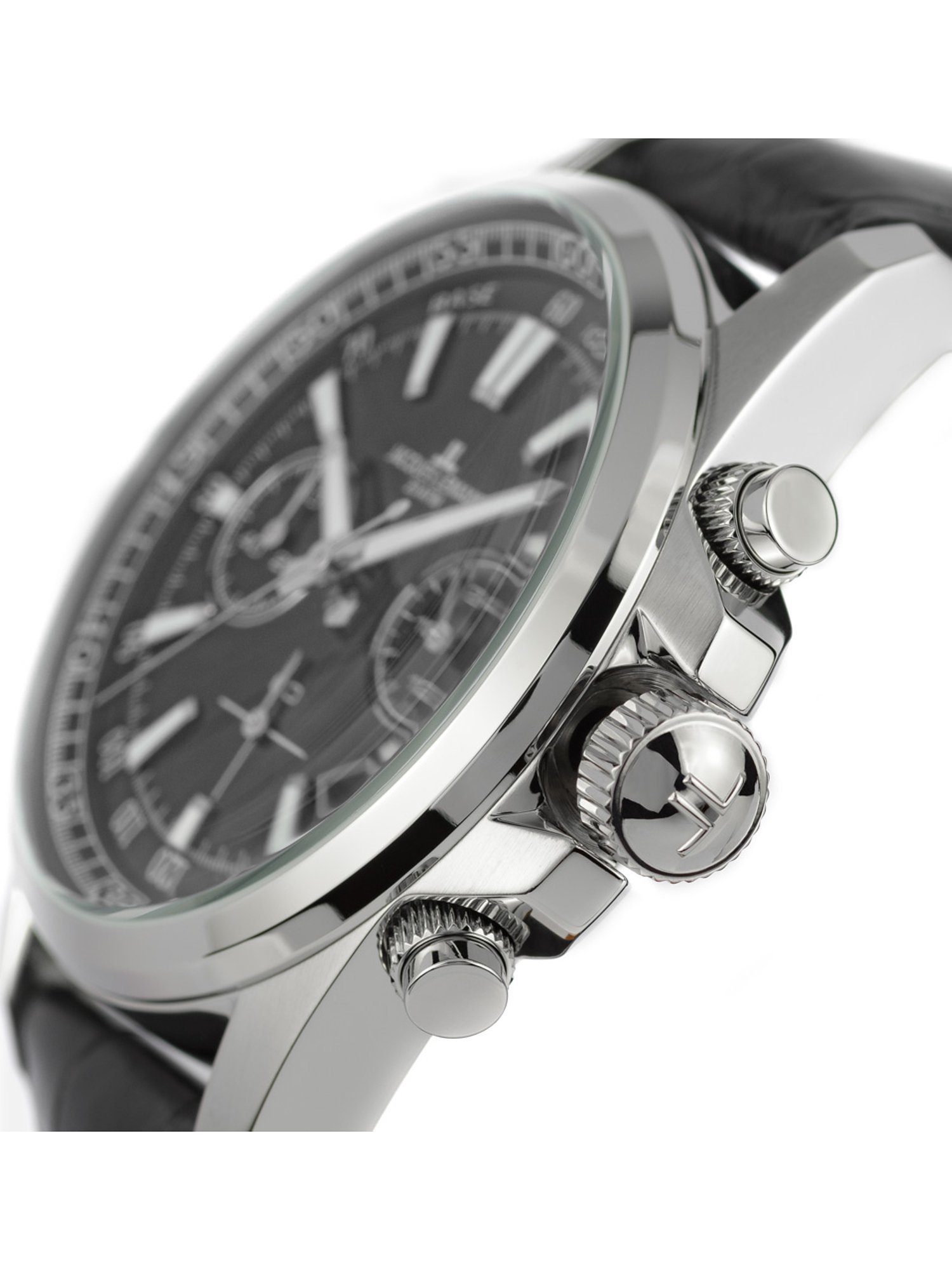 Jacques Lemans Chronograph Jacques Lemans Herren-Uhren Analog Quarz, Klassikuhr