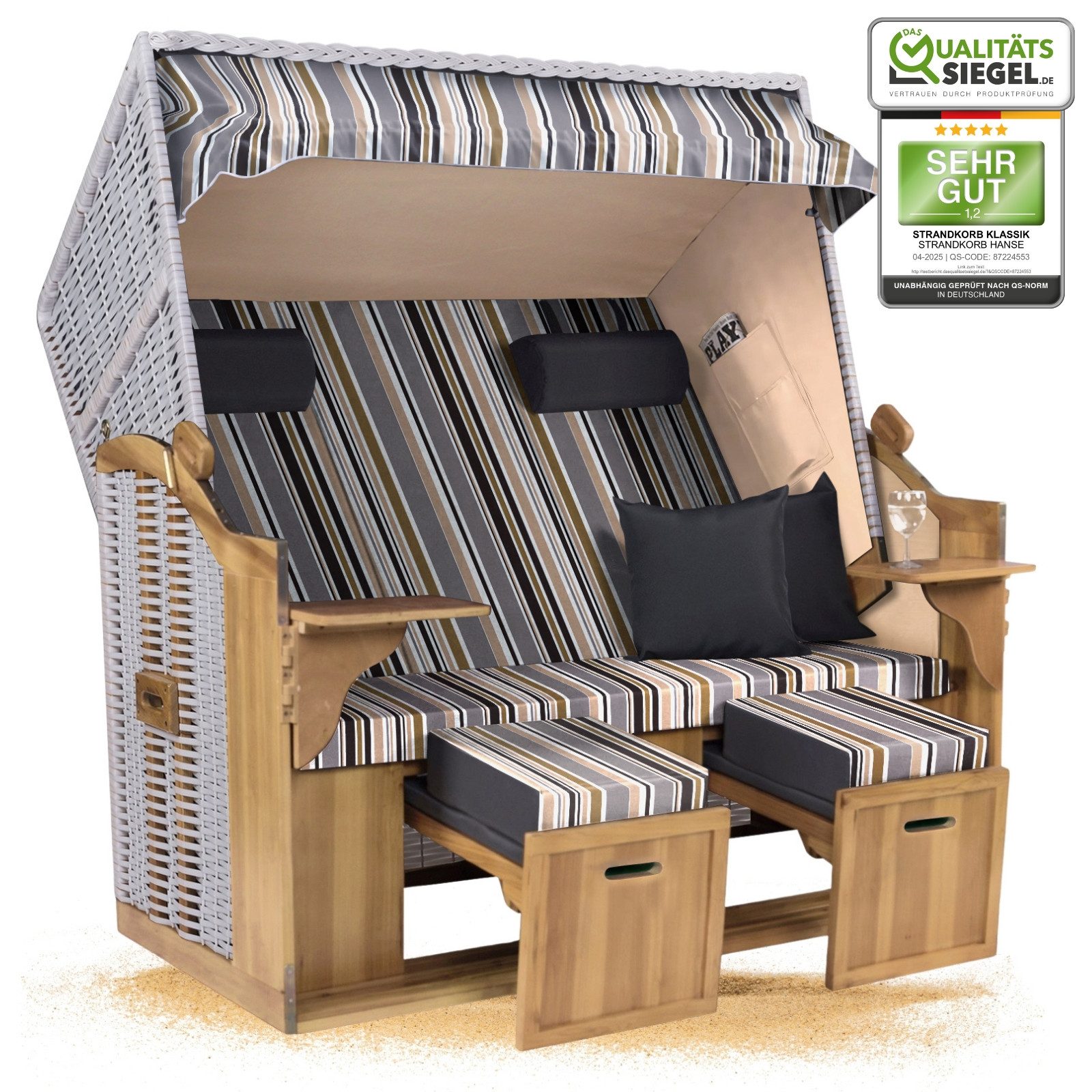 Strandkorb Hanse Strandkorb Strandkorb Ostsee 2,5-Sitzer günstig online kaufen