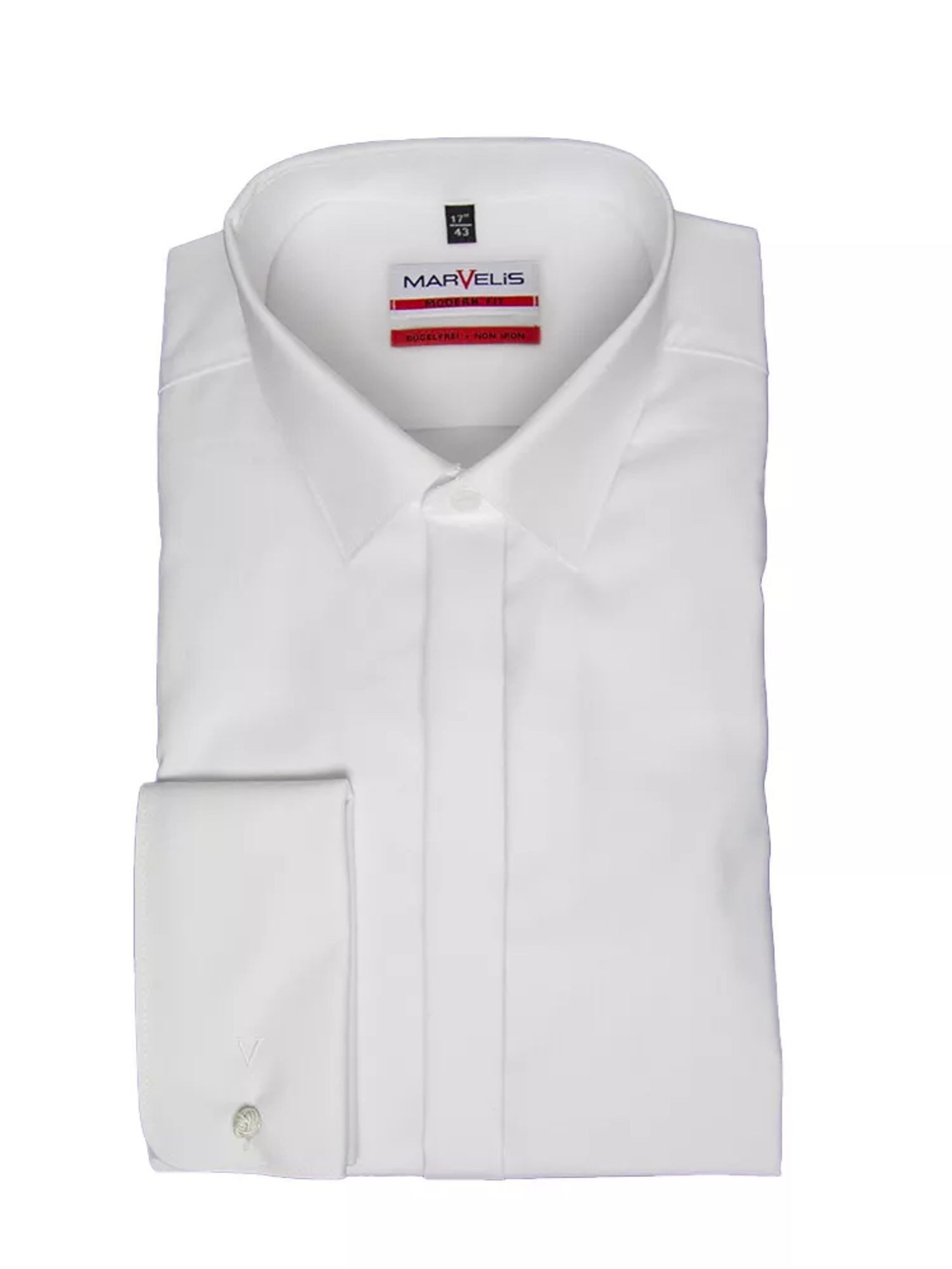 MARVELIS Langarmhemd Modern Fit modern FitKent