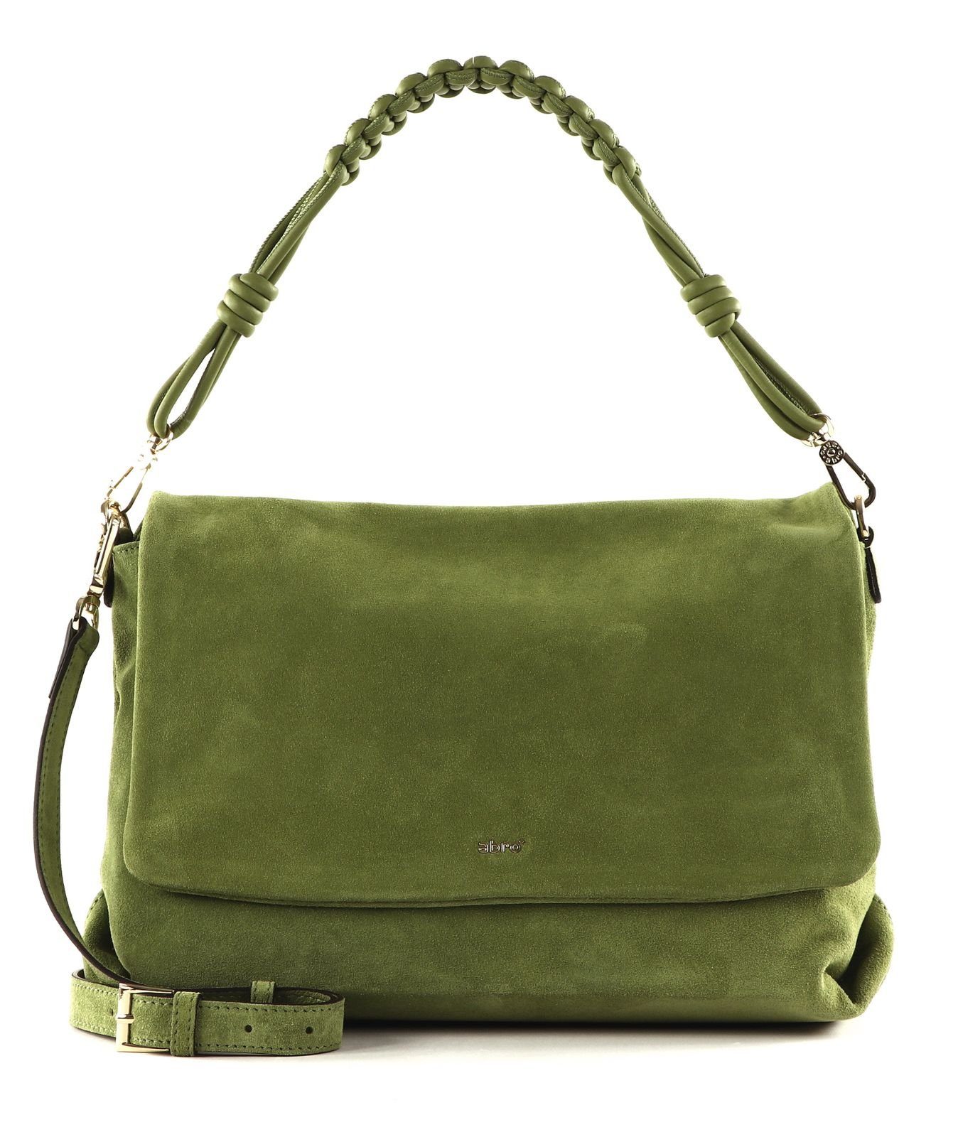 Schultertasche Leather Suede