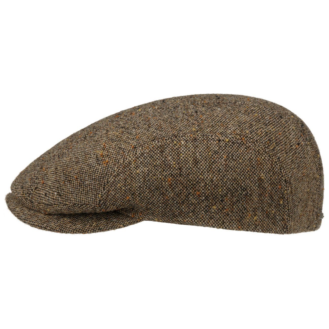 Stetson Flat Cap (1-St) Schirmmütze mit Schirm, Made in the EU beige