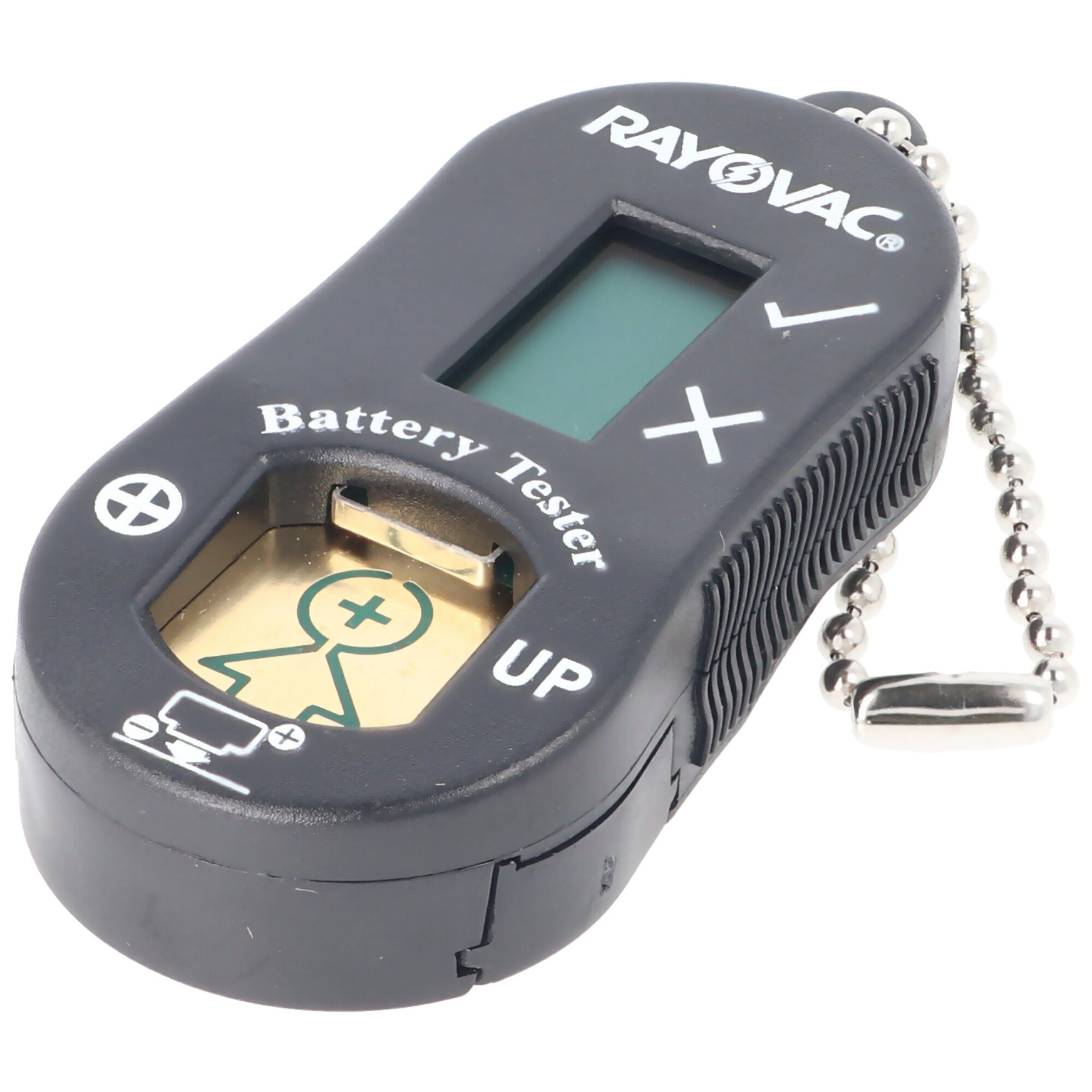 RAYOVAC Batterietester für Hörgerätebatterien mit Batterieaufbewahrungsbox, p Batterie