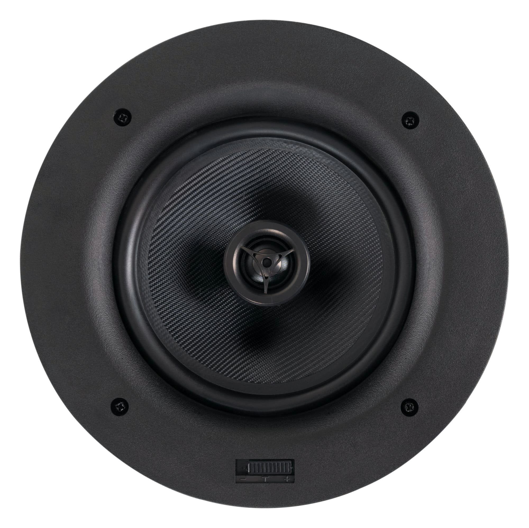 McGrey 2-Wege HiFi Deckenlautsprecher - Einbaubox-Lautsprecher 6,5" Woofer Einbaulautsprecher (60 W, Integrierter Hochtonregler und Frequenzweiche)