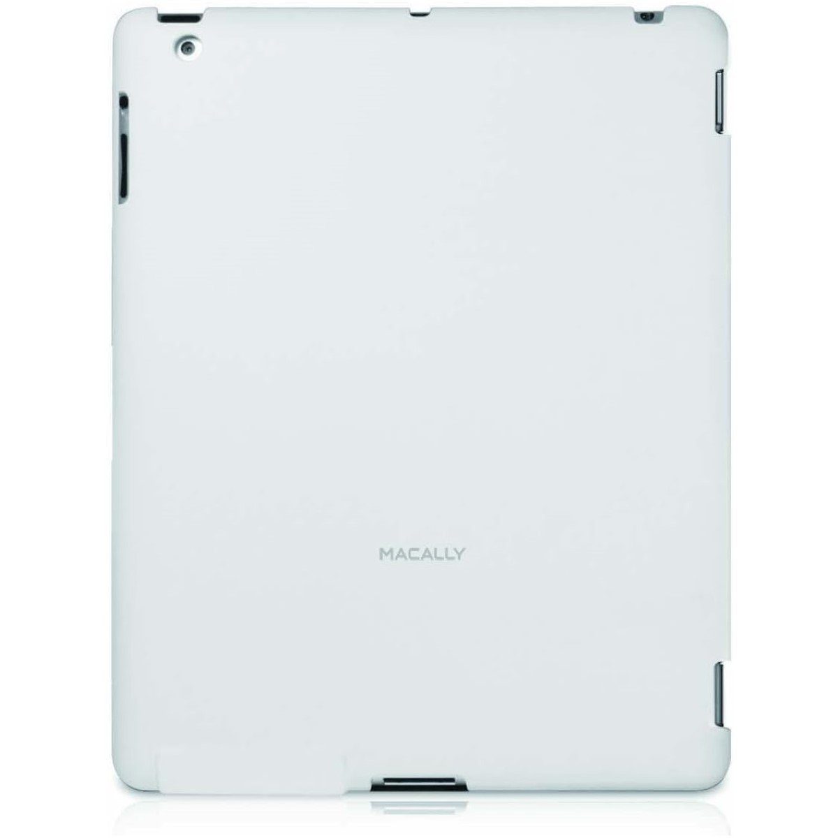 Macally Tablet-Hülle Cover Schutz-Hülle Smart Case Tasche Weiß, Hard-Case passend für Apple iPad 4 3 4G 3G 2 2G