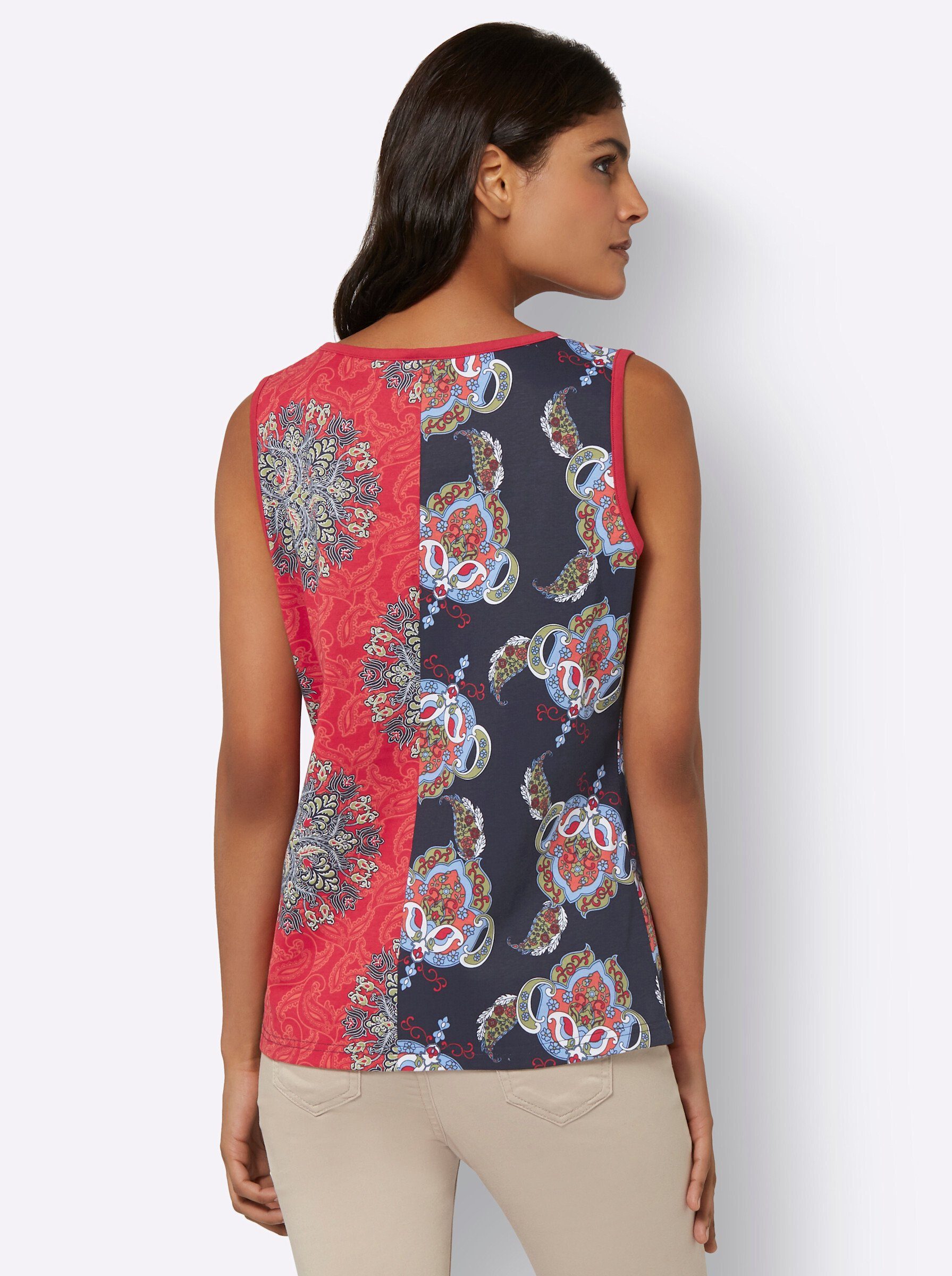 Sieh an! Shirttop Shirttop Ärmellos