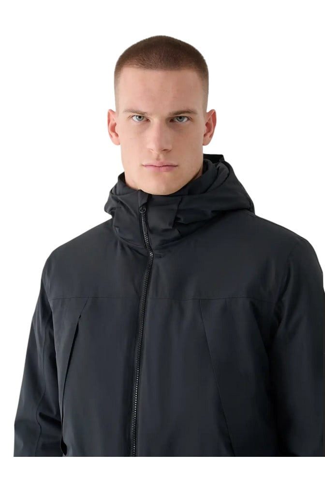 4F Funktionsjacke Übergangsjacke Technical M563 (Parka, wasserabweisend) schwarz Herren