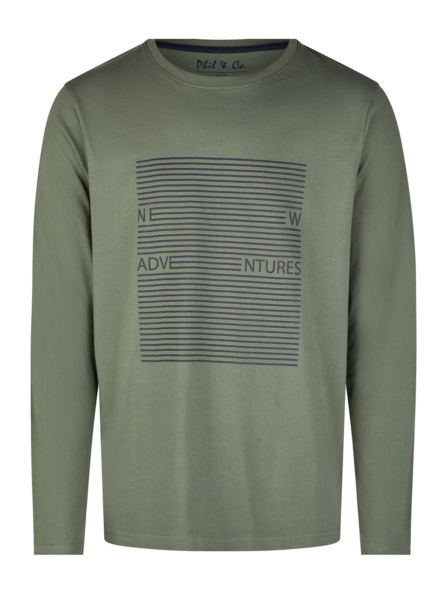 Phil & Co. Pyjama Lifestyle (2 tlg) Schlafanzug Schlafmode bequem langärmel günstig online kaufen