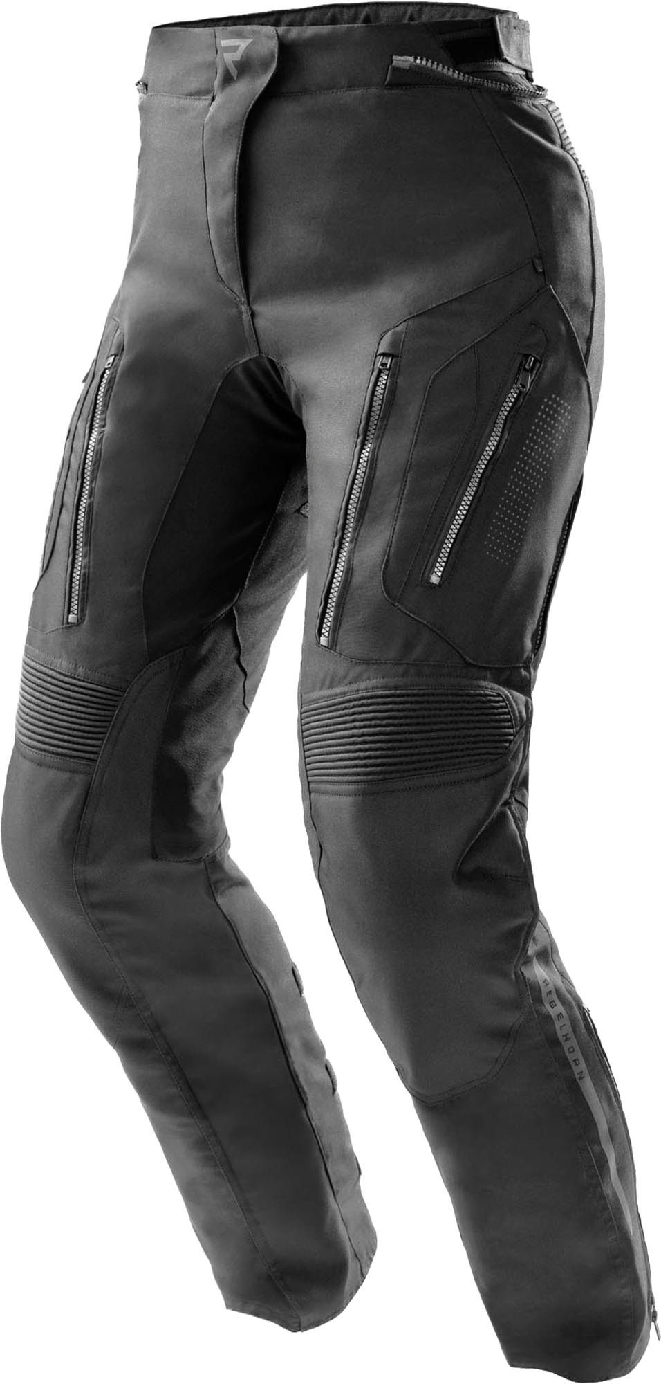 Rebelhorn Motorradhose Hiker 4 wasserdichte Damen Motorrad Textilhose Verbindungsreißverschluss,Hüftprotektoren enthalten,Knieprotektor