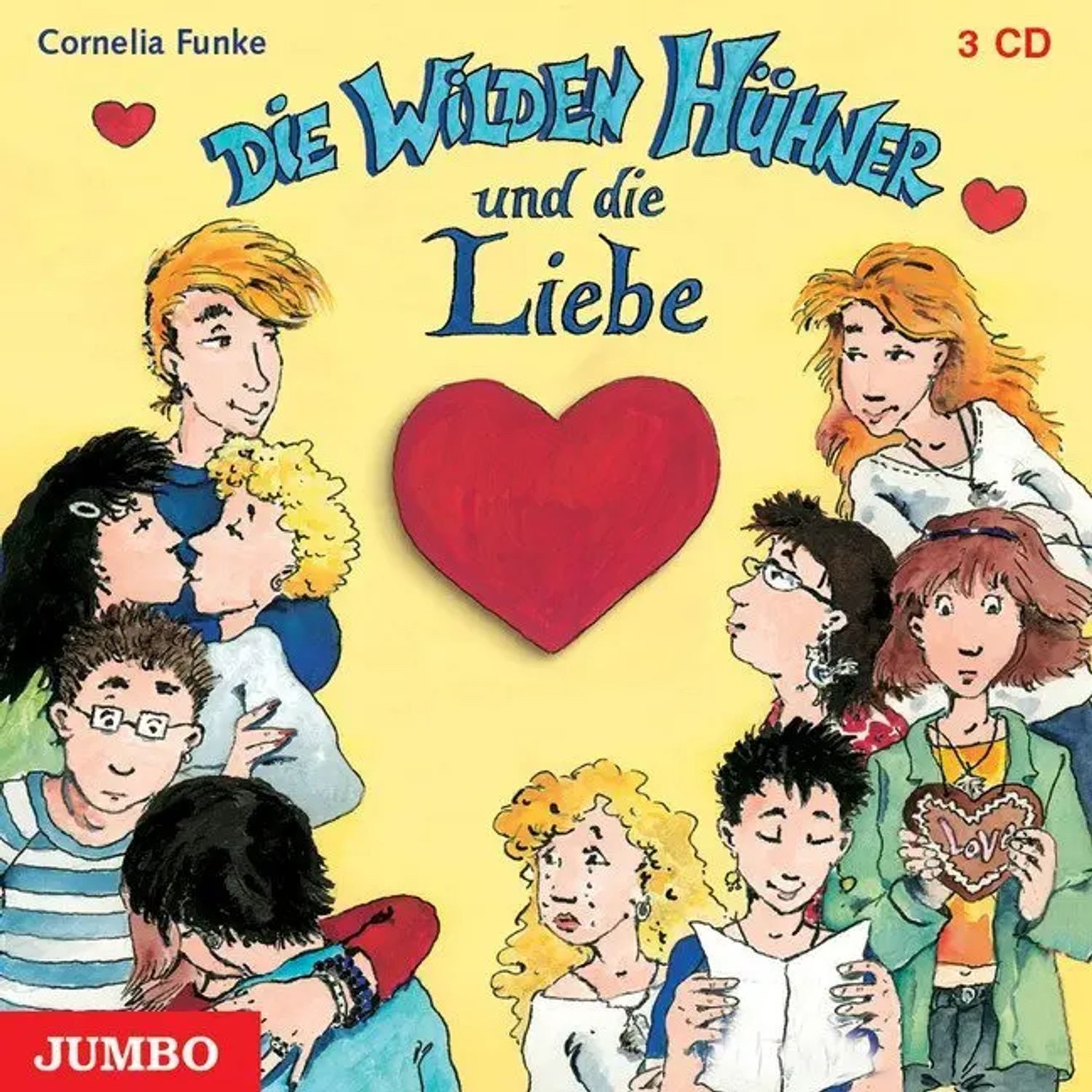 Hörspiel Die Wilden Hühner und die Liebe, 3 Audio-CDs