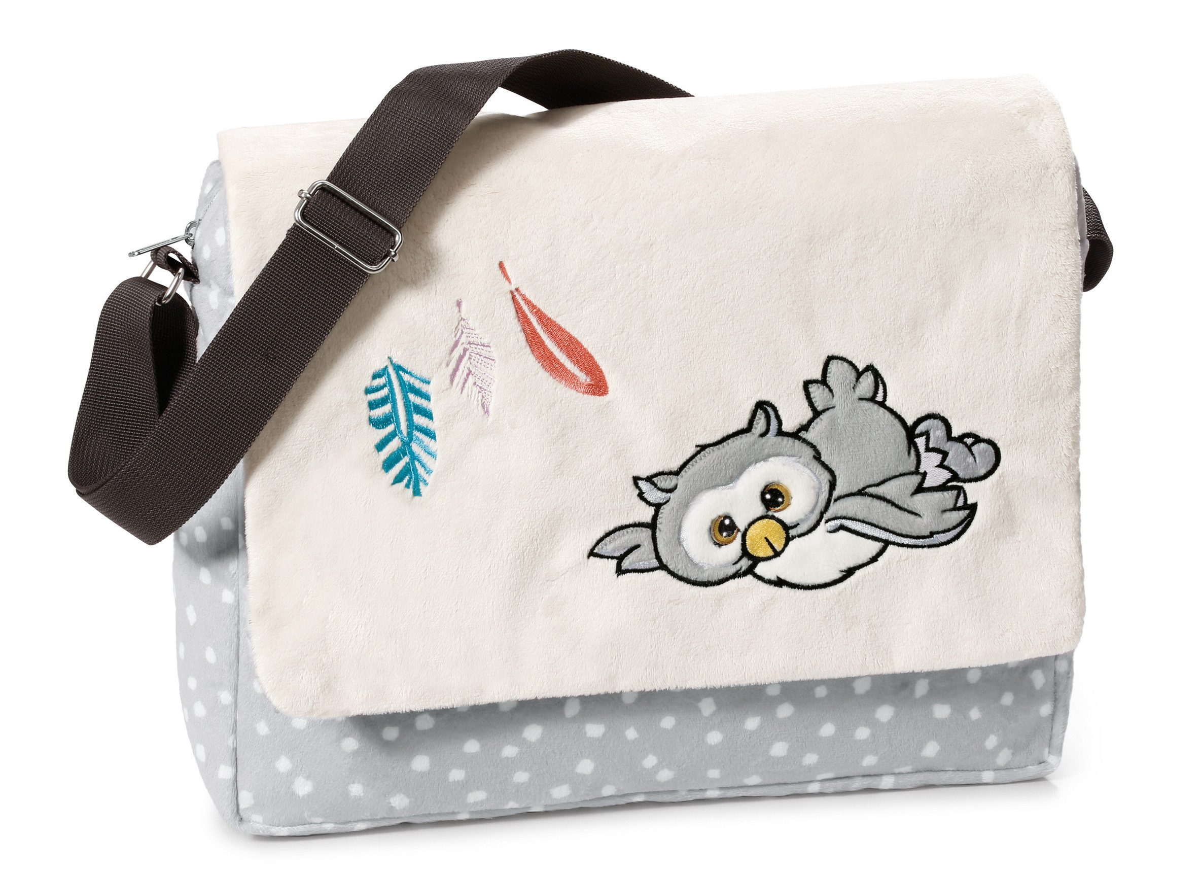 Nici Schultertasche 39939 - Eule, 36 x 28 x 10 cm (1-tlg)