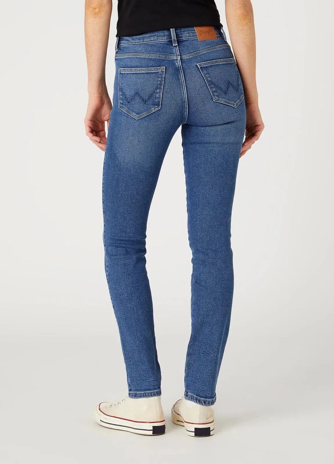Wrangler Slim-fit-Jeans High Waist & Superstretch - SLIM AIRBLUE – Bild 2 von 5