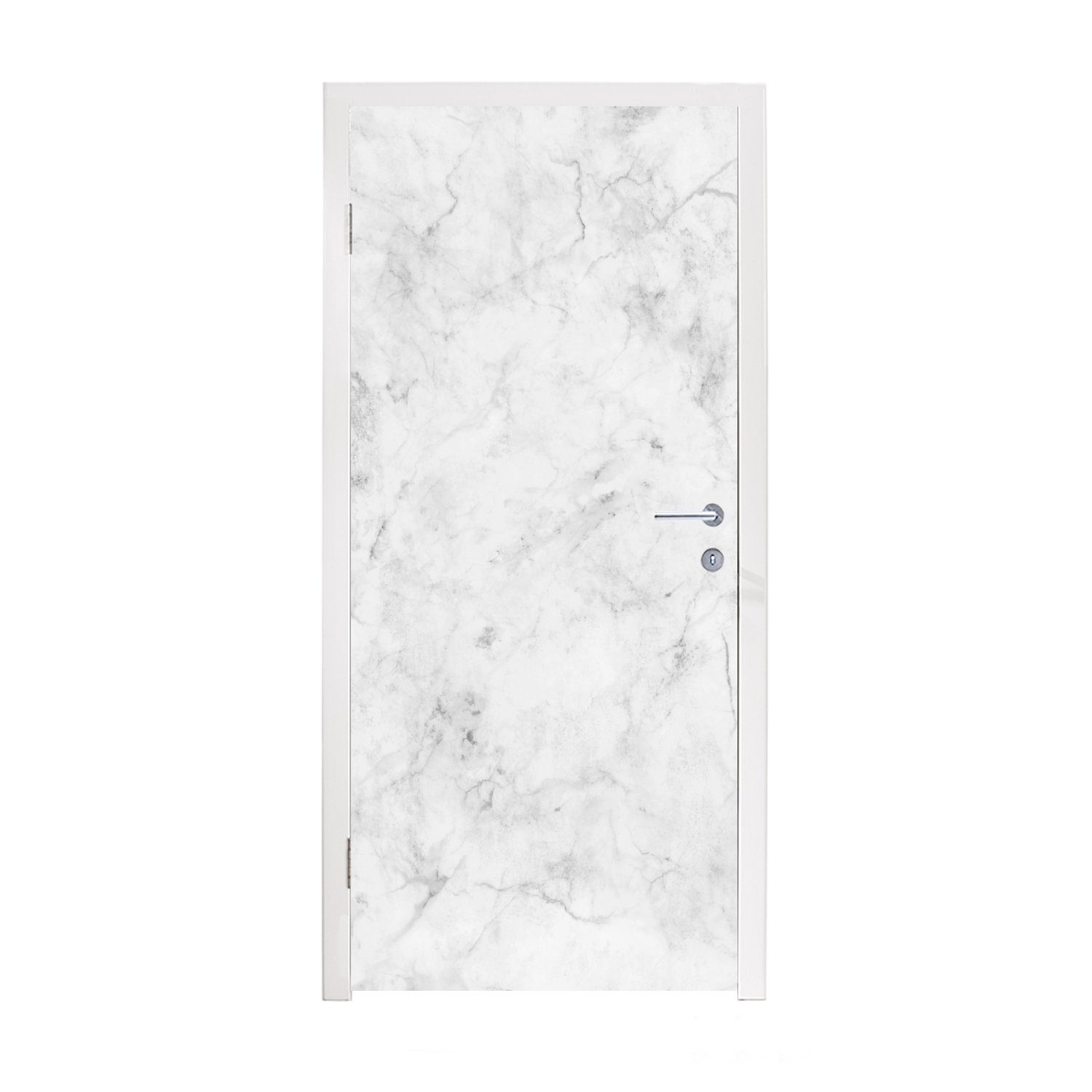 MuchoWow Türtapete Marmor - Muster - Luxus, Matt, bedruckt, (1 St), Fototapete für Tür, Türaufkleber, 75x205 cm