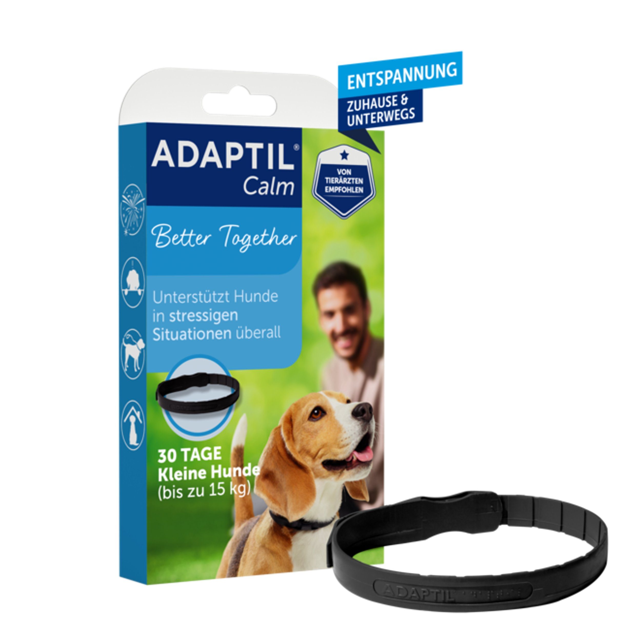 Adaptil Hunde-Halsband ADAPTIL® Calm Halsband – Halsband für kleine Hunde bis 37,5 cm