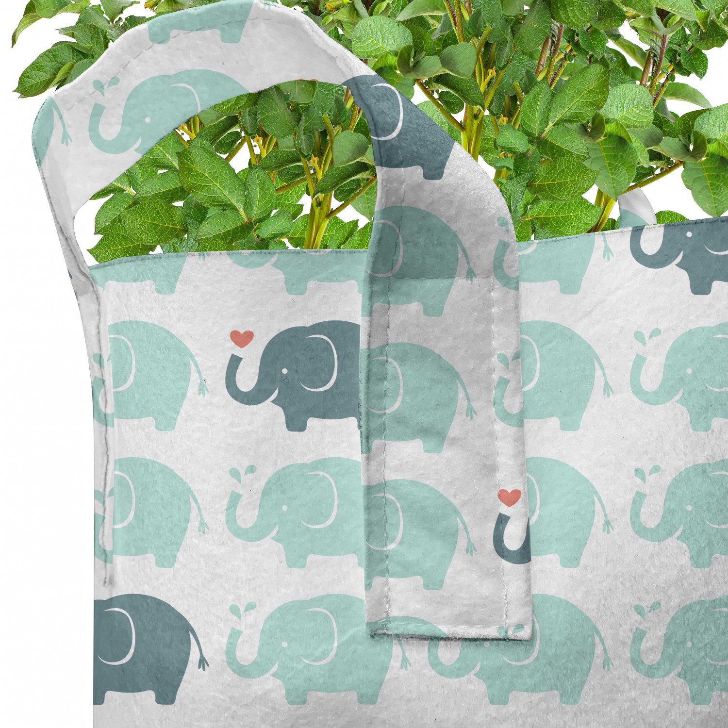 Griffen Safari Abakuhaus mit Stofftöpfe für Cartoon-Elefant hochleistungsfähig Pflanzkübel Pflanzen,