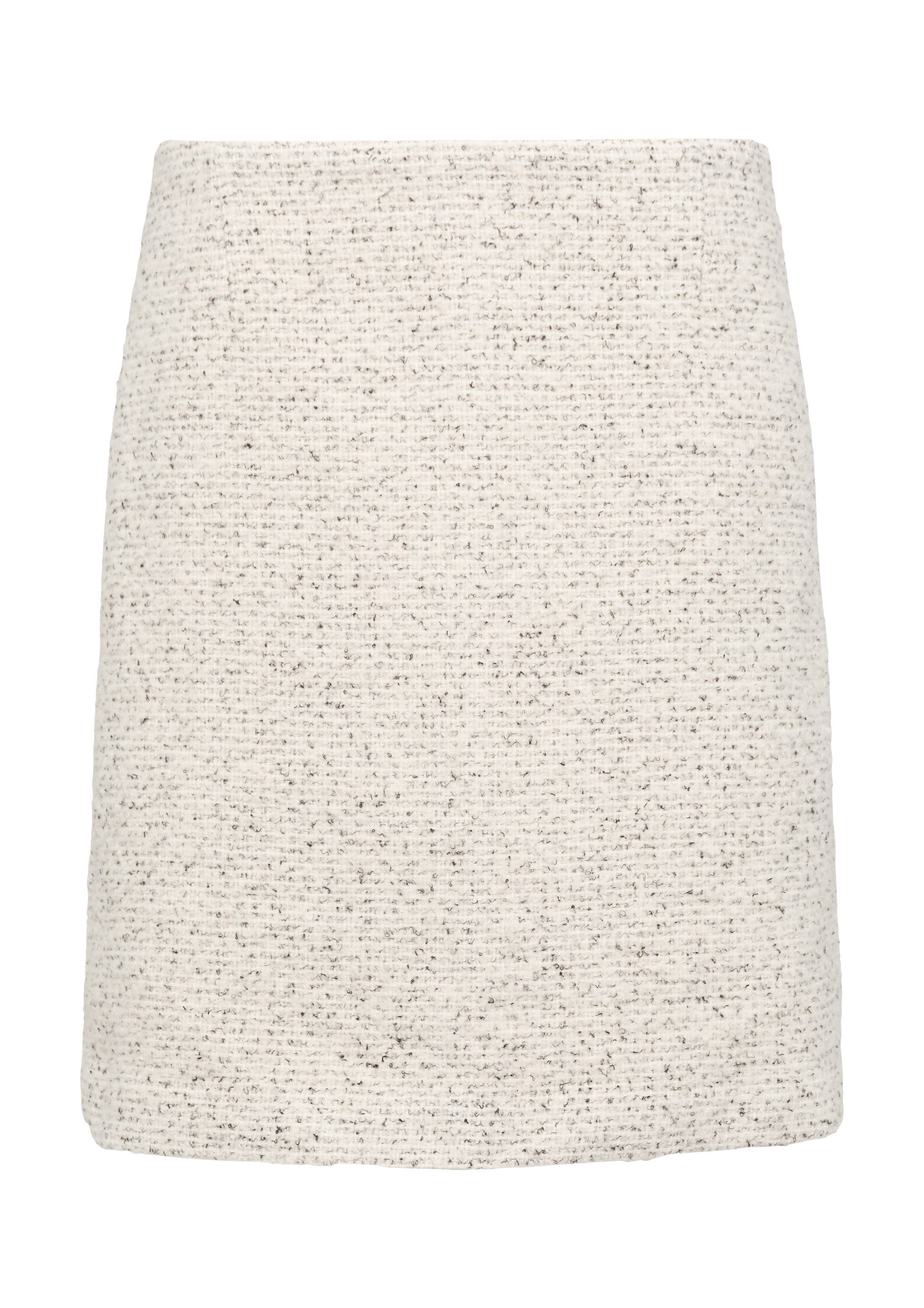 s.Oliver Minirock Rock Kurzer Bouclé-Rock mit verdecktem Reißverschluss günstig online kaufen