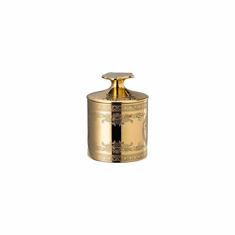 Rosenthal meets Versace Teelichthalter Tischlicht mit Duftwachs Golden Medusa