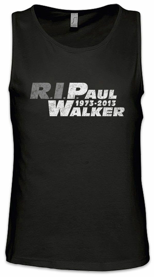 Tanktop RIP Paul Ärmelloses T-Shirt The Muscle Fast Car And Dom Race Furious
