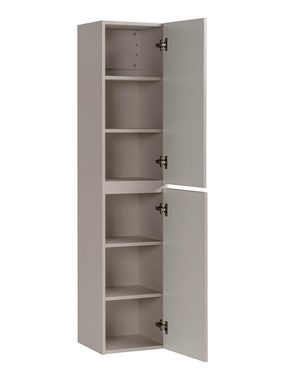 einfachgutemoebel Waschtisch-Set Badezimmer KARATA 100cm Set 3-tlg., mit Aufsatzbecken, kaschmir grey, (Badmöbel Set, 1-St., Waschtisch Set 3-tlg)