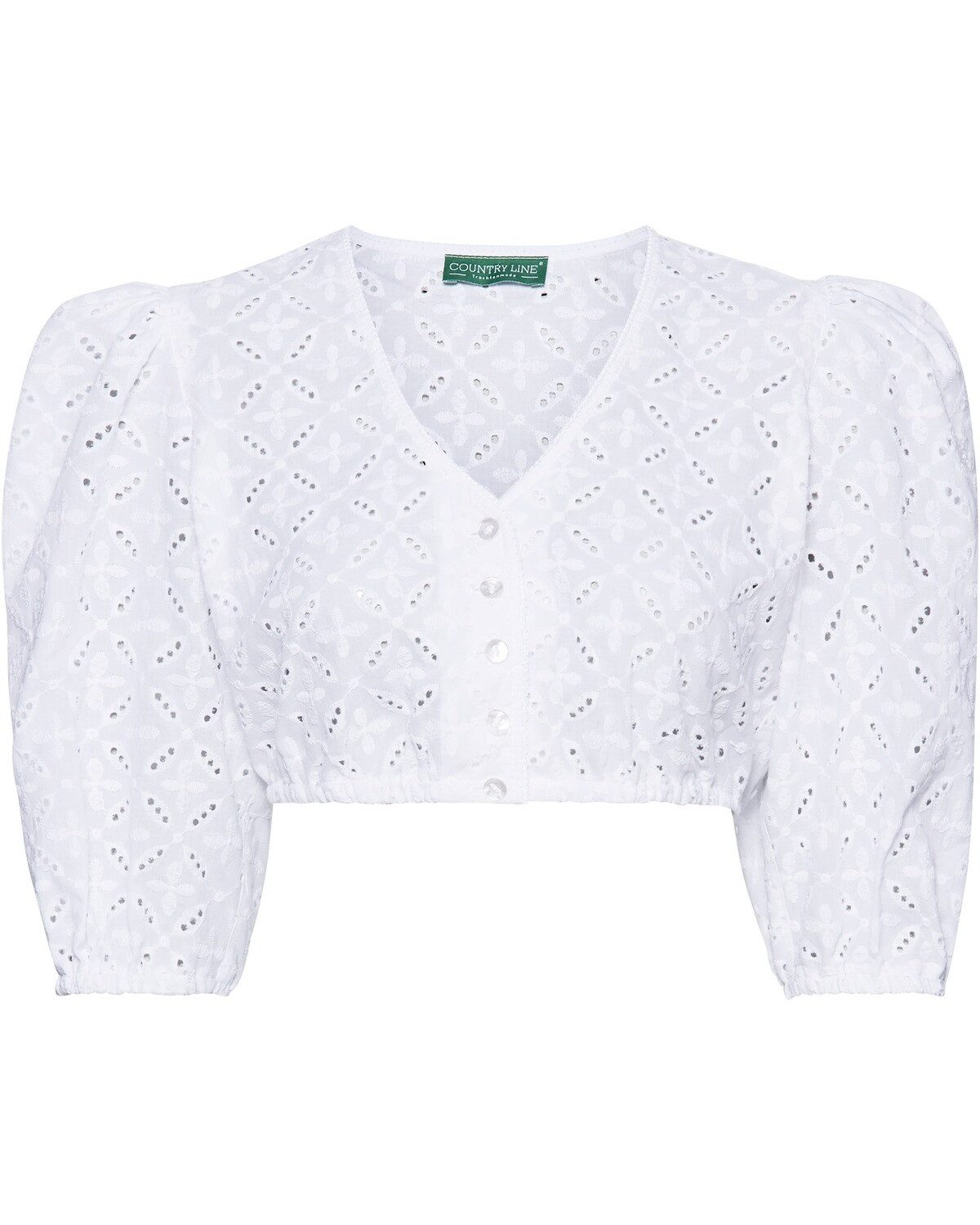 Country Line Dirndlbluse Dirndbluse aus Madeira-Spitze