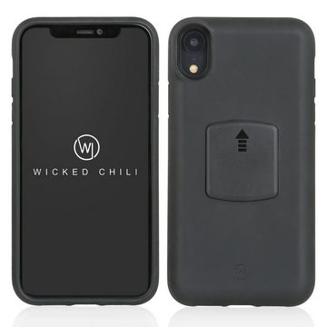 Wicked Chili QuickMOUNT Fahrrad Halterung mit Case für iPhone XR Handy-Halterung, (1er Set)