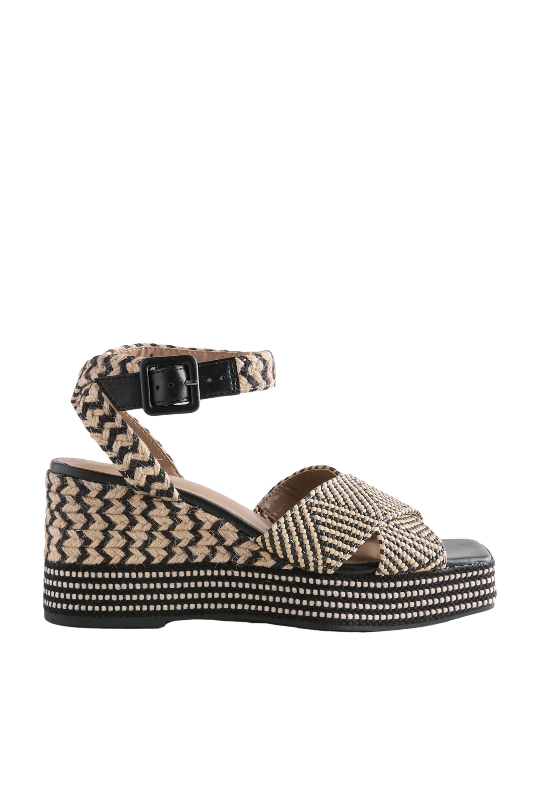 Next Forever Comfort® Plateau-Espadrilles, Keilabsatz Keilsandalette günstig online kaufen