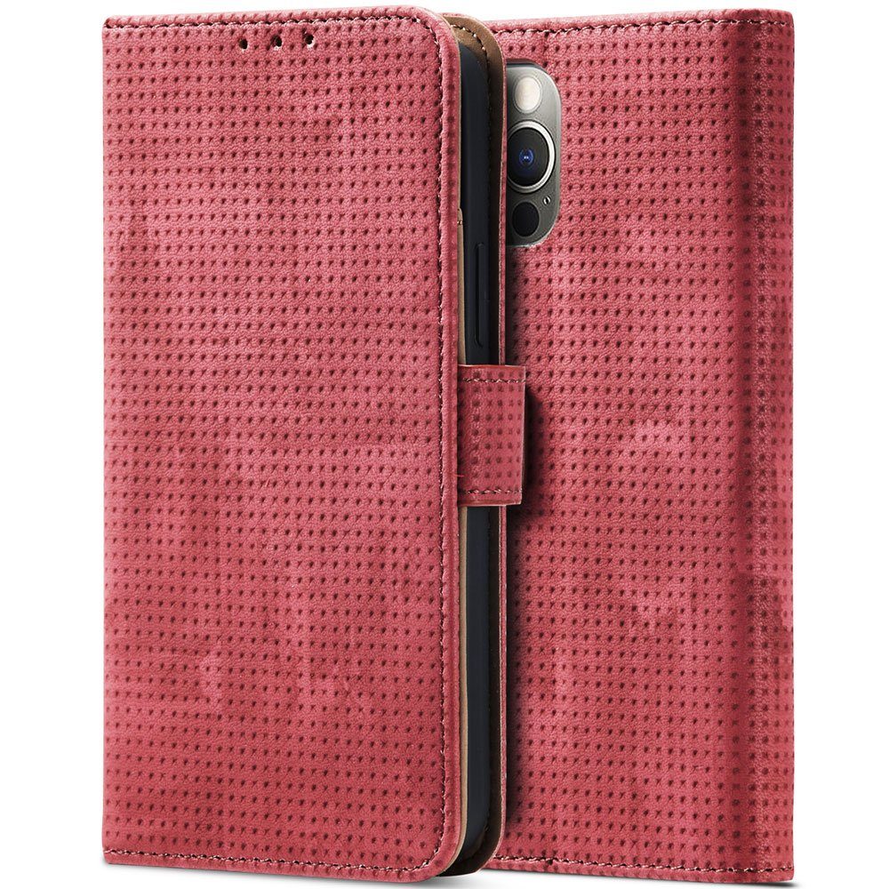 FITSU Handyhülle Hülle für iPhone 12 Handytasche Flipcase 6,1 Zoll, Handytasche für iPhone 12 Hülle, Handy Case mit Geld- und Kartenfach